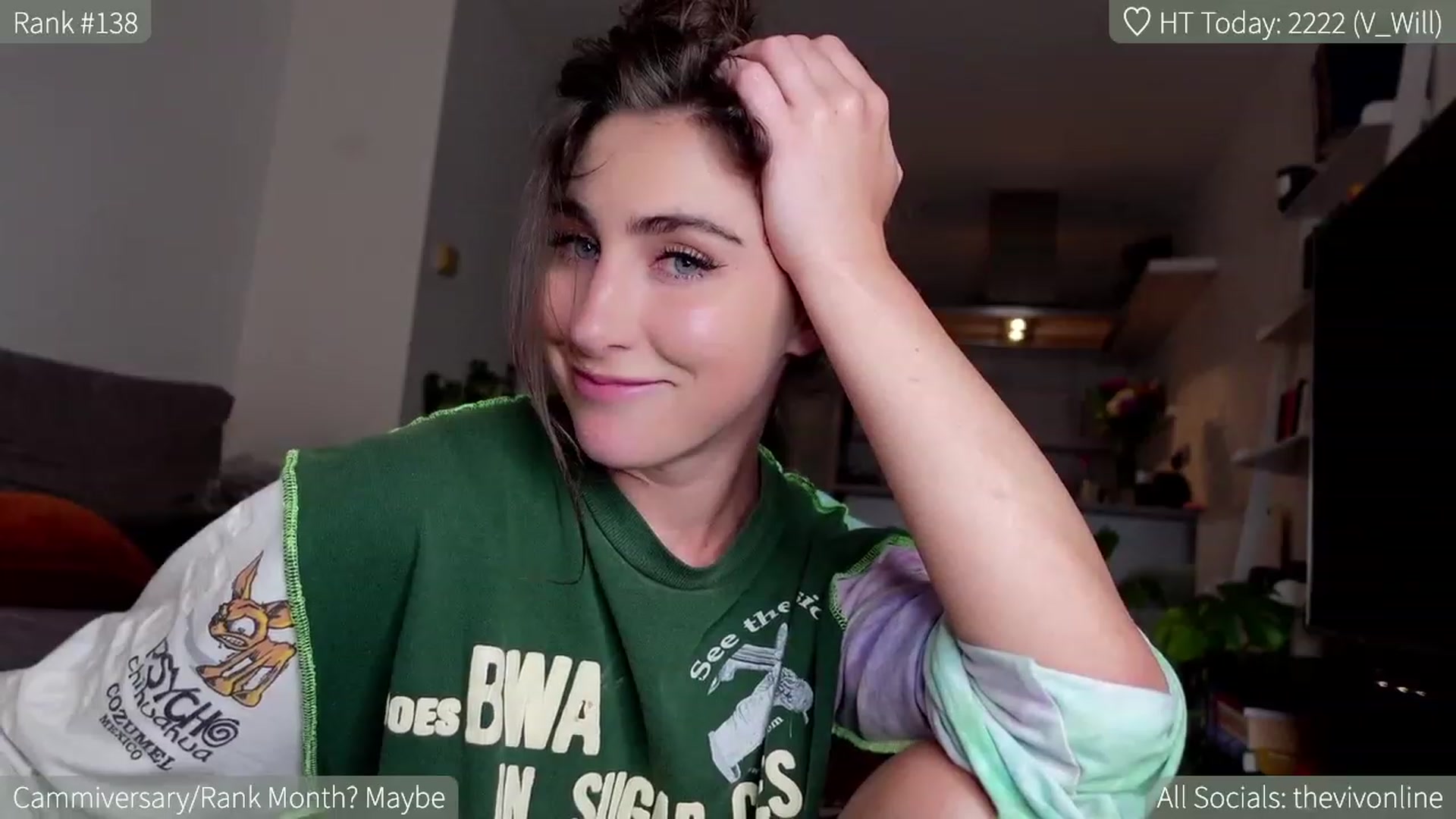 Gallery image thumbnail from HelloViv's myfreecams stream on, 04/03/2023, 21:56 image 11 of 20