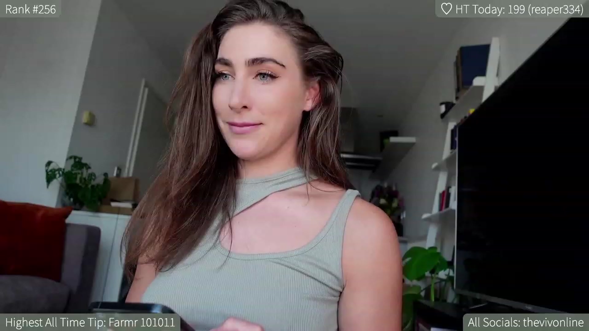 Gallery image thumbnail from HelloViv's myfreecams stream on, 04/09/2023, 12:48 image 11 of 20