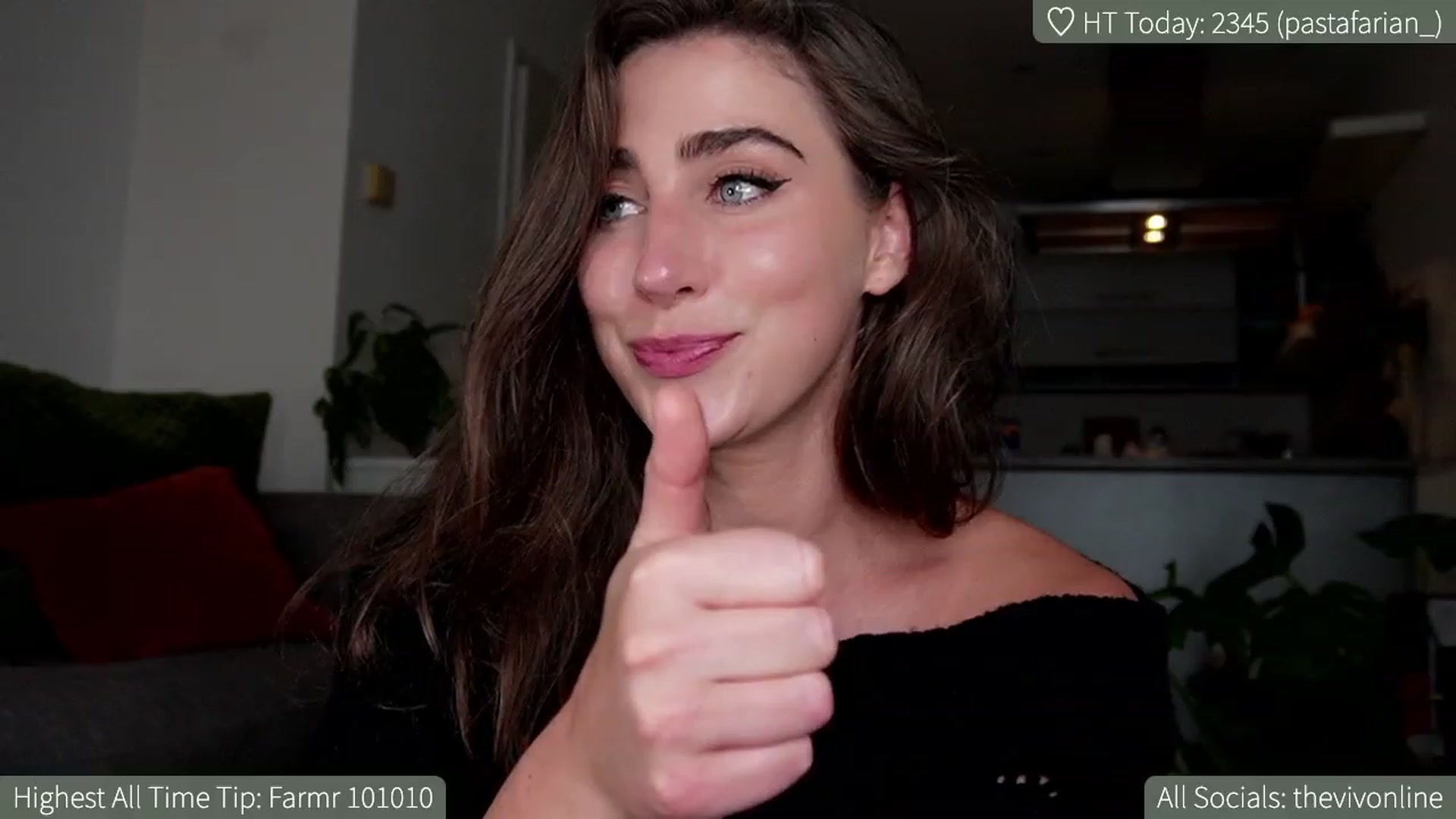 Gallery image thumbnail from HelloViv's myfreecams stream on, 04/18/2023, 20:21 image 6 of 20