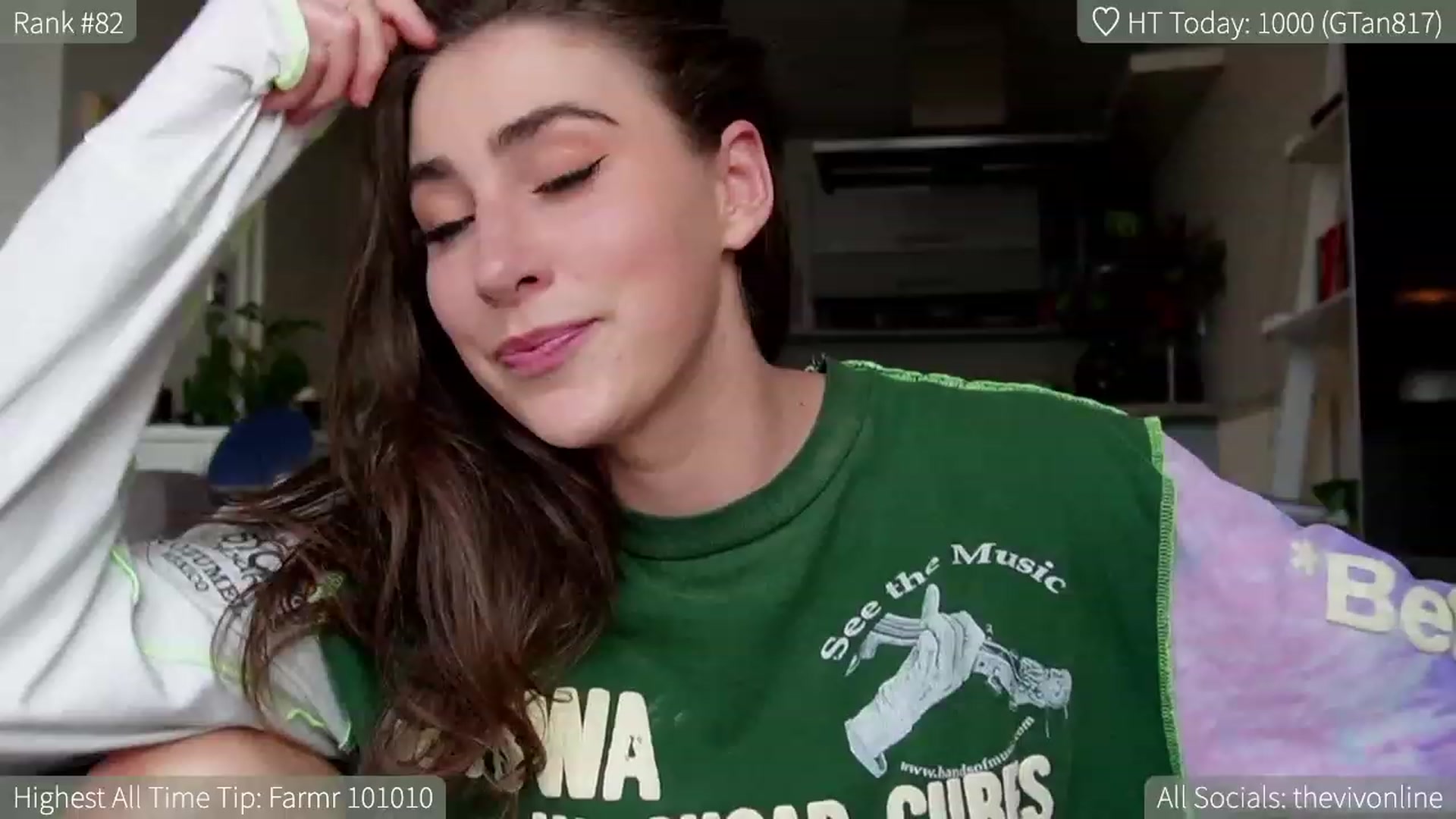 Gallery image thumbnail from HelloViv's myfreecams stream on, 04/25/2023, 17:28 image 8 of 20