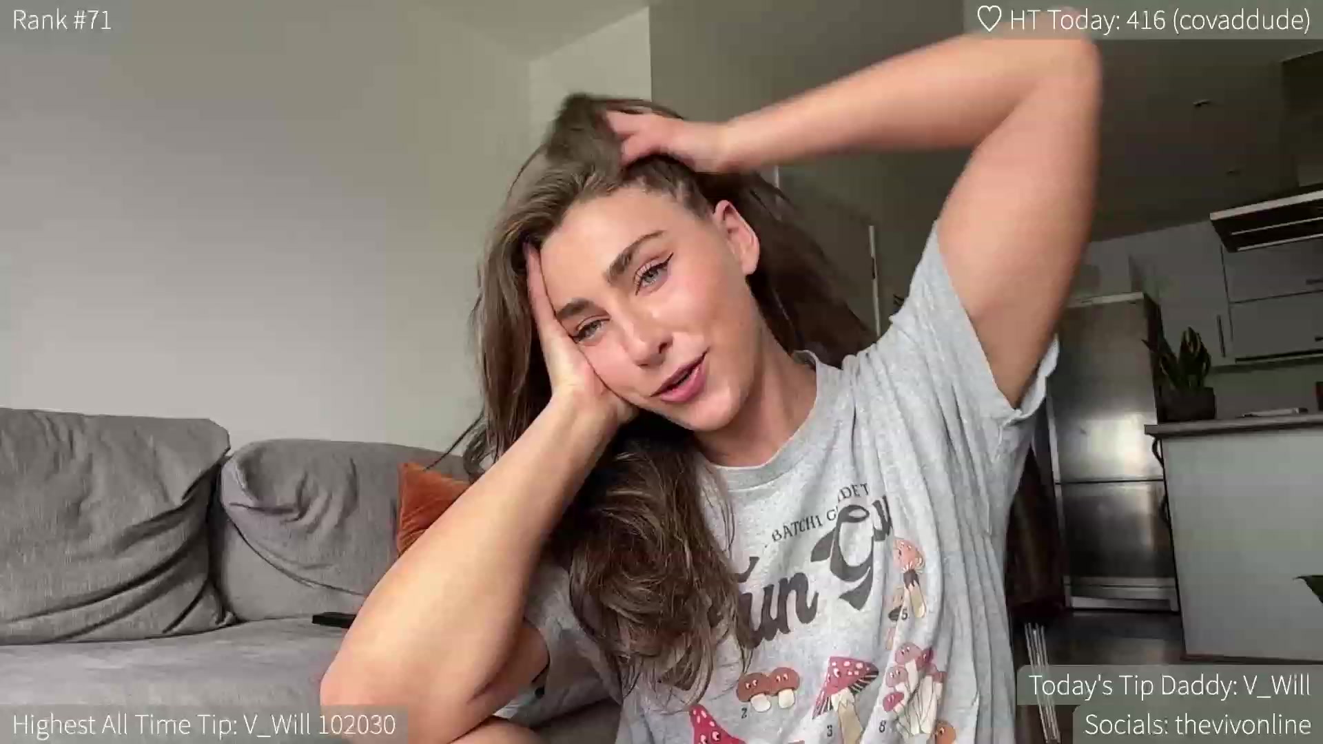 Gallery image thumbnail from HelloViv's myfreecams stream on, 06/27/2023, 14:35 image 2 of 20