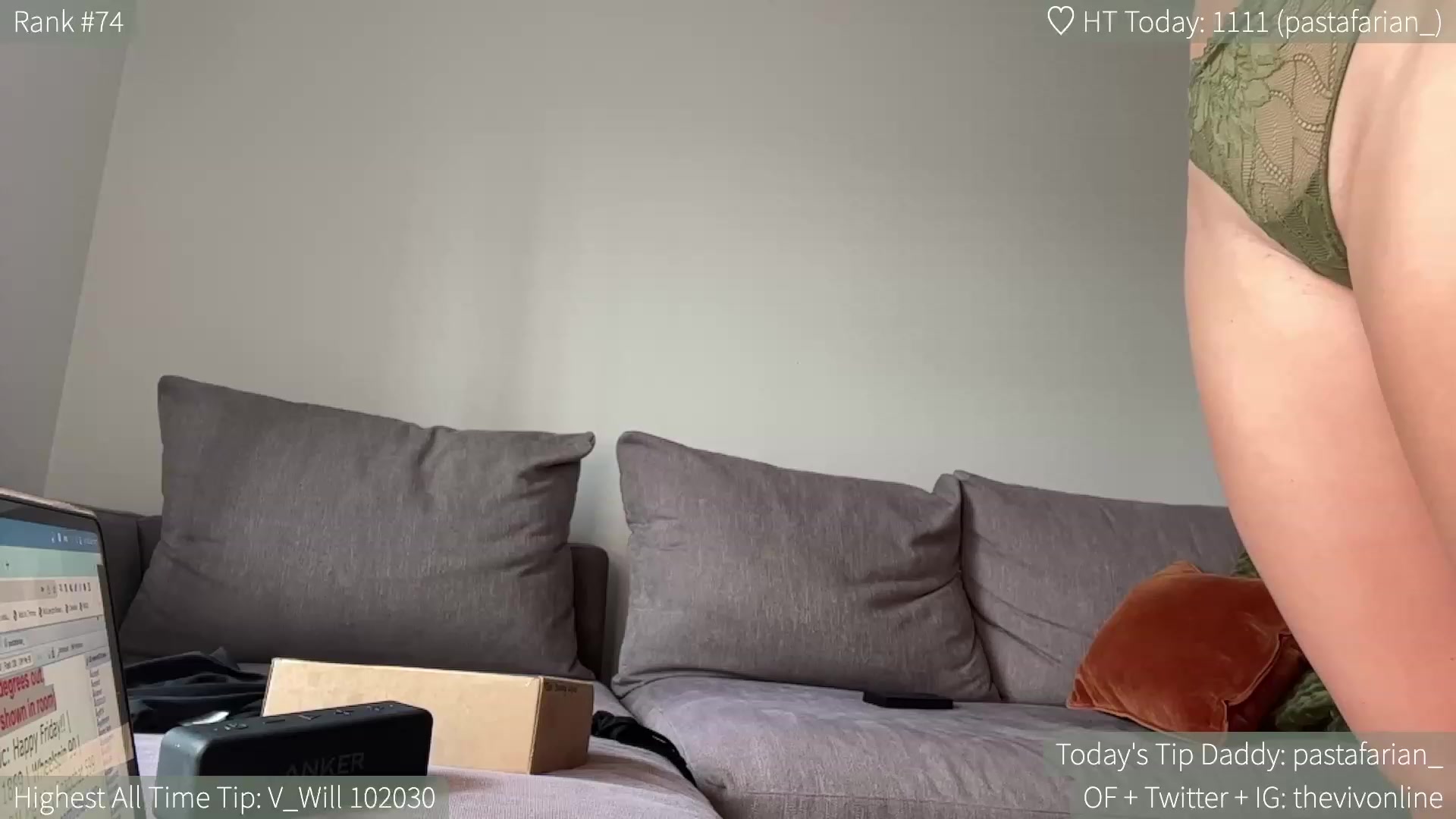 Gallery image thumbnail from HelloViv's myfreecams stream on, 06/30/2023, 13:50 image 14 of 20