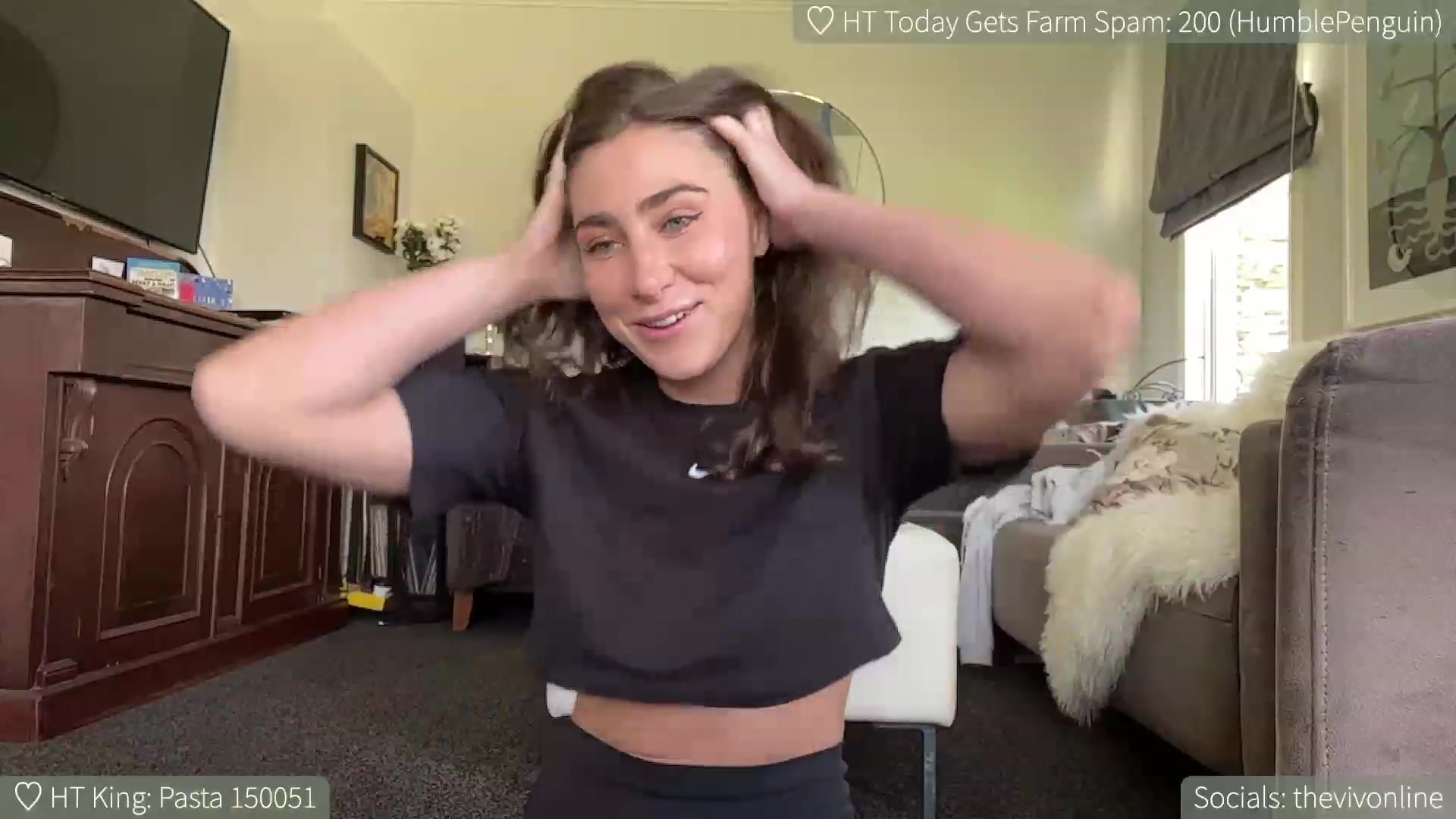 Gallery image thumbnail from HelloViv's myfreecams stream on, 10/10/2023, 21:31 image 8 of 20