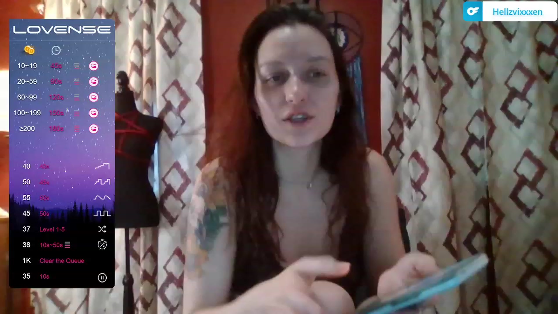 Gallery image thumbnail from HellzVixxxen's myfreecams stream on, 01/12/2023, 12:57 image 12 of 20