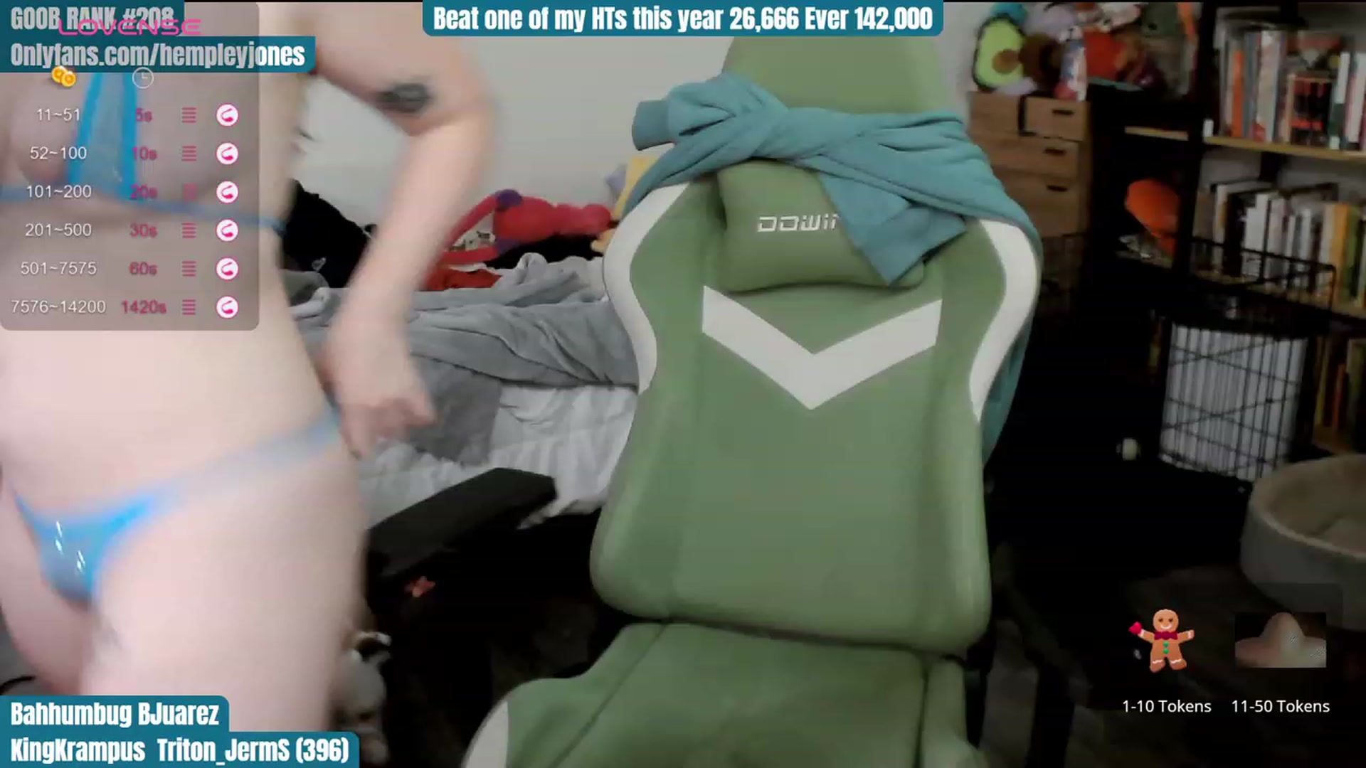 Gallery image thumbnail from Hempley's myfreecams stream on, 12/24/2023, 04:24 image 20 of 20