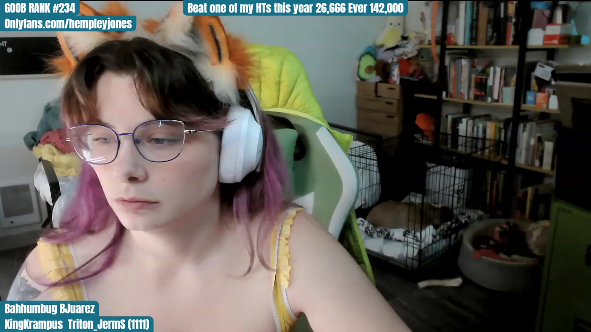 Gallery image thumbnail from Hempley's myfreecams stream on, 12/31/2023, 01:06 image 19 of 20