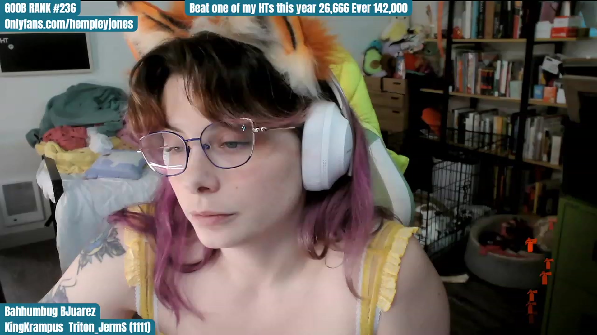 Gallery image thumbnail from Hempley's myfreecams stream on, 12/31/2023, 01:06 image 6 of 20