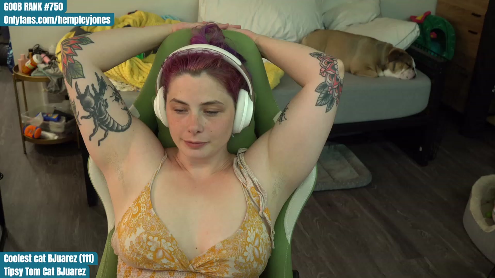 Gallery image thumbnail from Hempleyjones's myfreecams stream on, 08/15/2023, 02:13 image 16 of 20