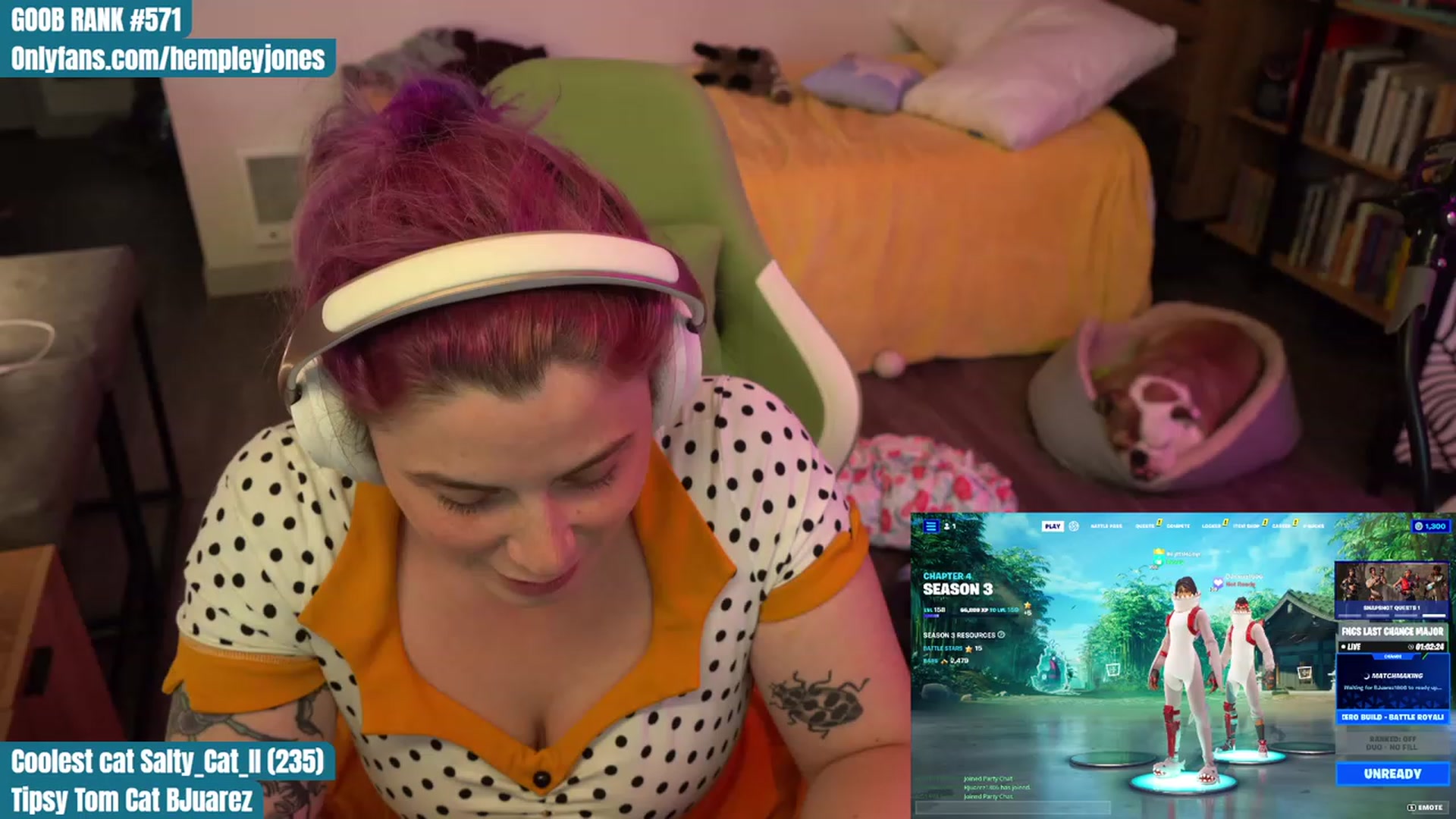 Gallery image thumbnail from Hempleyjones's myfreecams stream on, 08/19/2023, 02:14 image 8 of 20