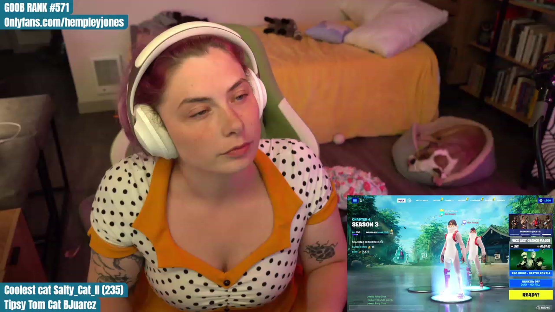 Gallery image thumbnail from Hempleyjones's myfreecams stream on, 08/19/2023, 02:14 image 4 of 20