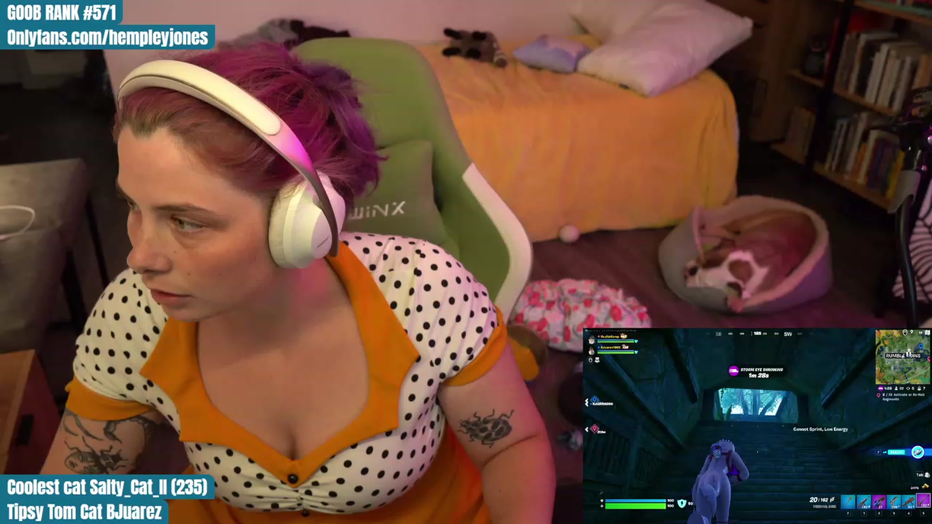 Gallery image thumbnail from Hempleyjones's myfreecams stream on, 08/19/2023, 02:14 image 1 of 20