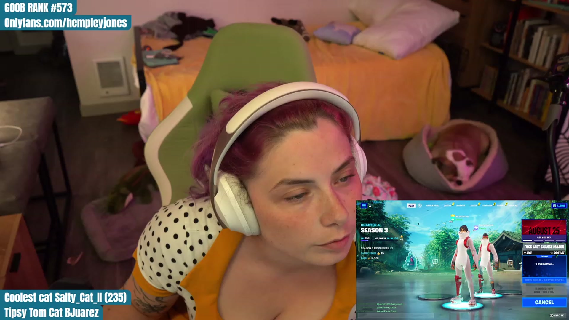 Gallery image thumbnail from Hempleyjones's myfreecams stream on, 08/19/2023, 02:14 image 17 of 20