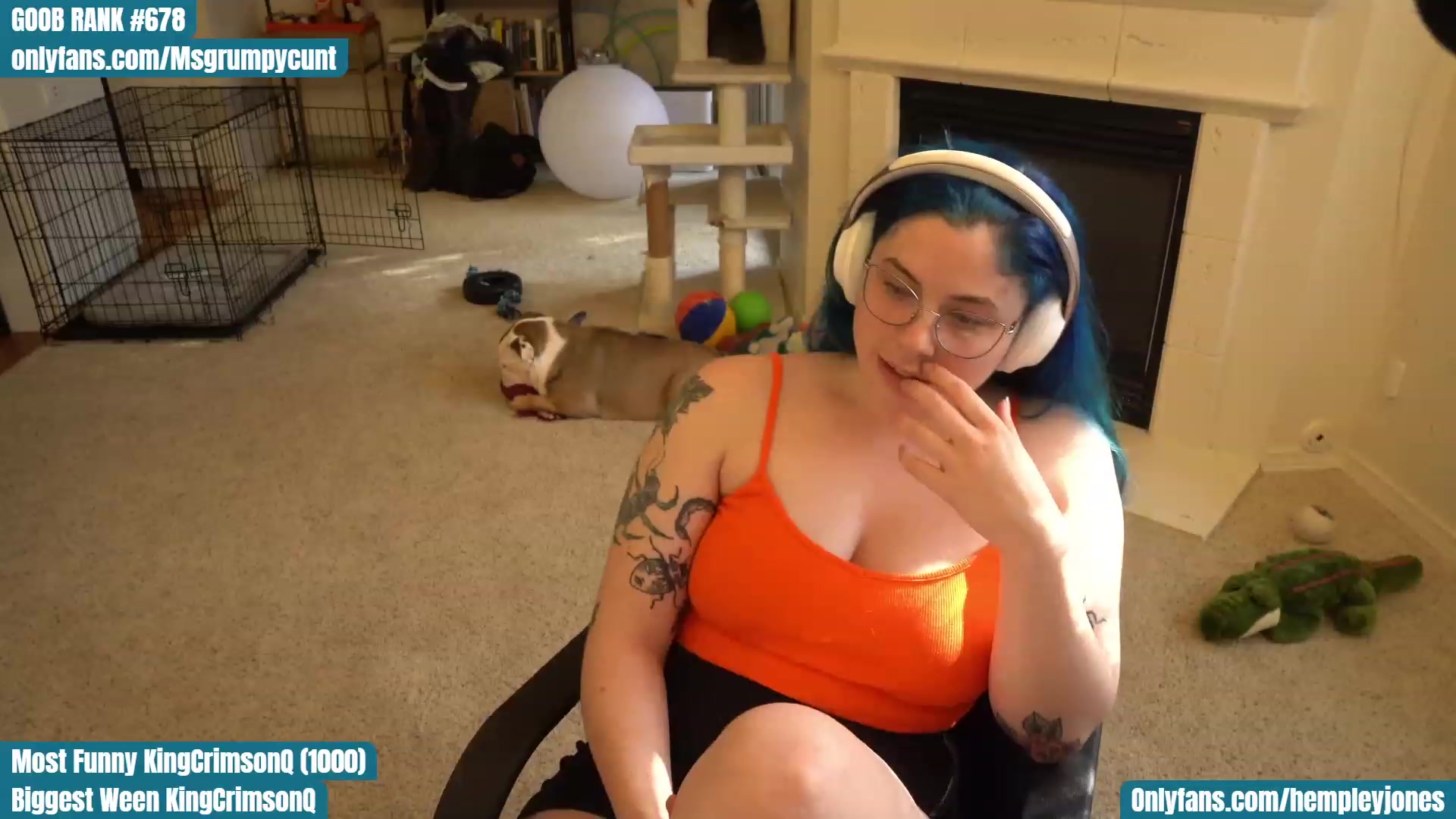 Gallery image thumbnail from Hemppopotamus's myfreecams stream on, 04/15/2023, 24:41 image 9 of 20
