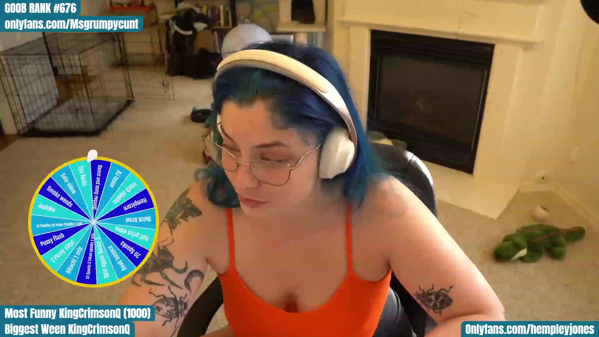 Gallery image thumbnail from Hemppopotamus's myfreecams stream on, 04/15/2023, 24:41 image 12 of 20
