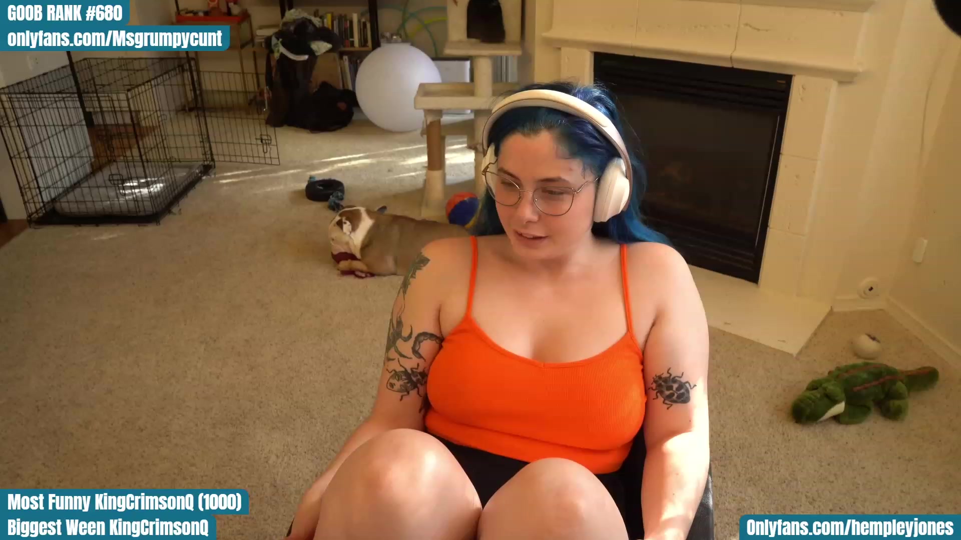 Gallery image thumbnail from Hemppopotamus's myfreecams stream on, 04/15/2023, 24:41 image 8 of 20