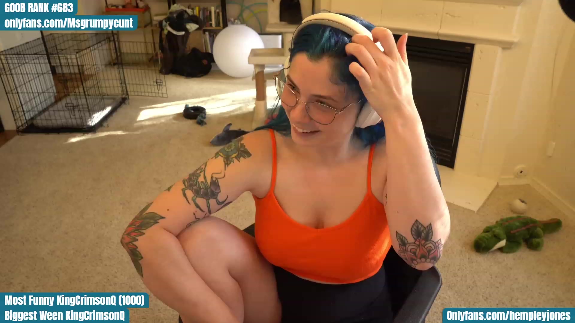Gallery image thumbnail from Hemppopotamus's myfreecams stream on, 04/15/2023, 24:41 image 5 of 20