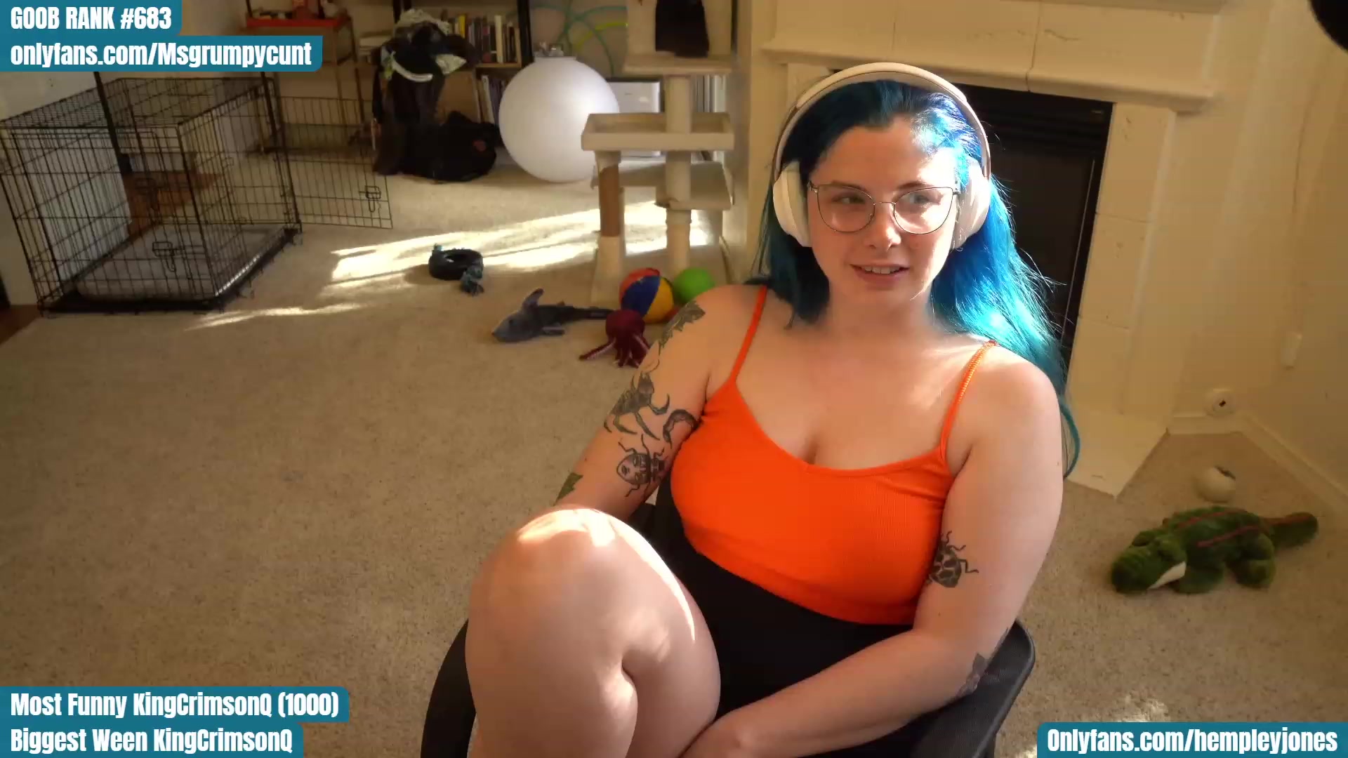 Gallery image thumbnail from Hemppopotamus's myfreecams stream on, 04/15/2023, 24:41 image 4 of 20