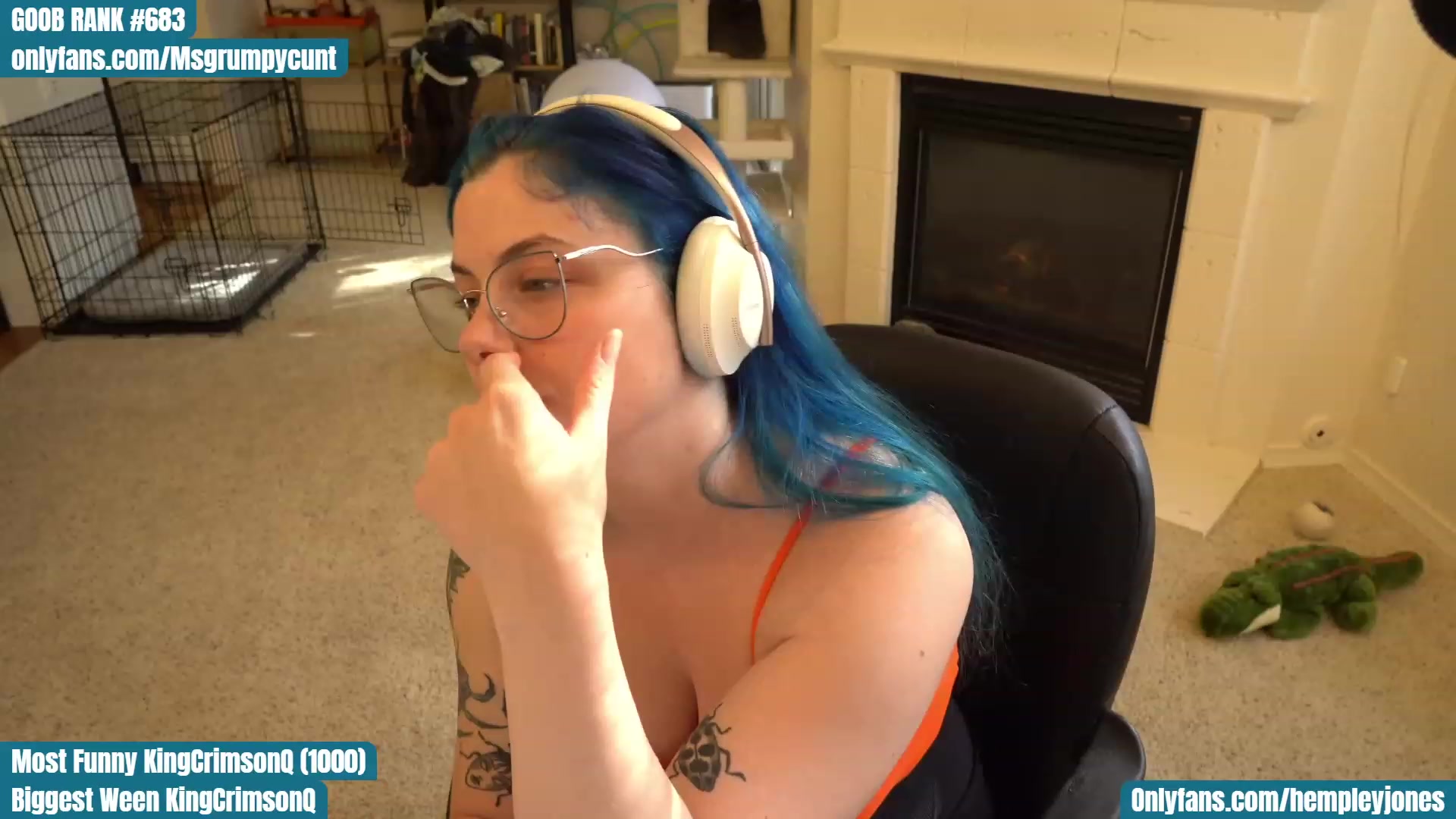 Gallery image thumbnail from Hemppopotamus's myfreecams stream on, 04/15/2023, 24:41 image 7 of 20