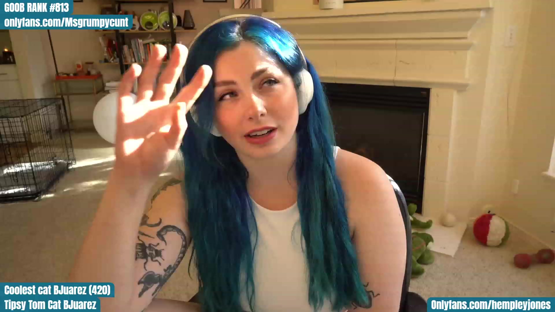 Gallery image thumbnail from Hemppopotamus's myfreecams stream on, 04/20/2023, 24:25 image 15 of 20