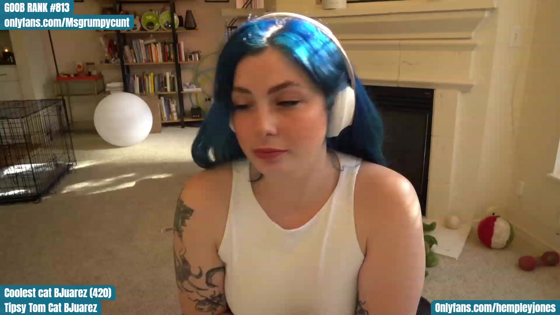 Gallery image thumbnail from Hemppopotamus's myfreecams stream on, 04/20/2023, 24:25 image 16 of 20