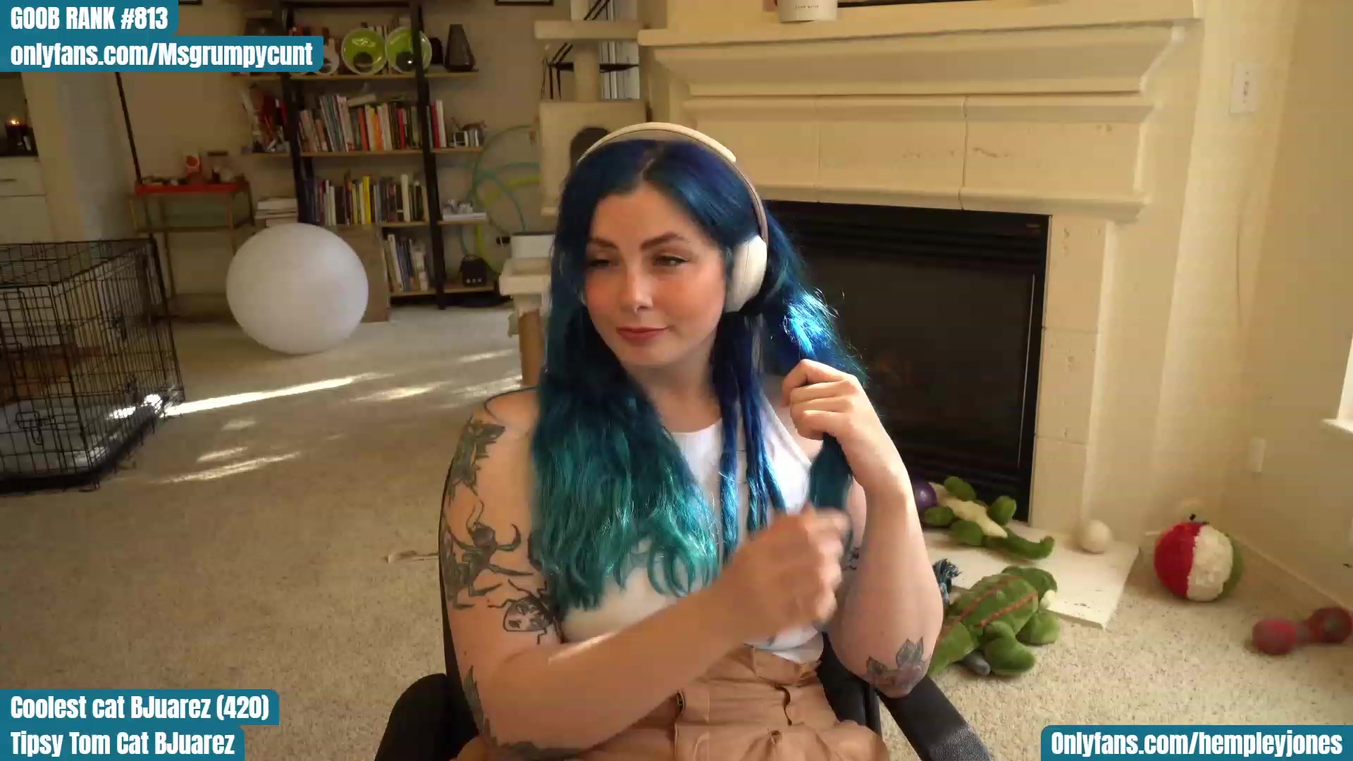 Gallery image thumbnail from Hemppopotamus's myfreecams stream on, 04/20/2023, 24:25 image 4 of 20