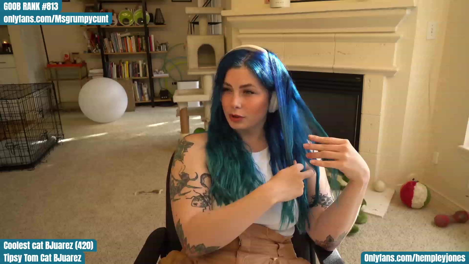 Gallery image thumbnail from Hemppopotamus's myfreecams stream on, 04/20/2023, 24:25 image 7 of 20