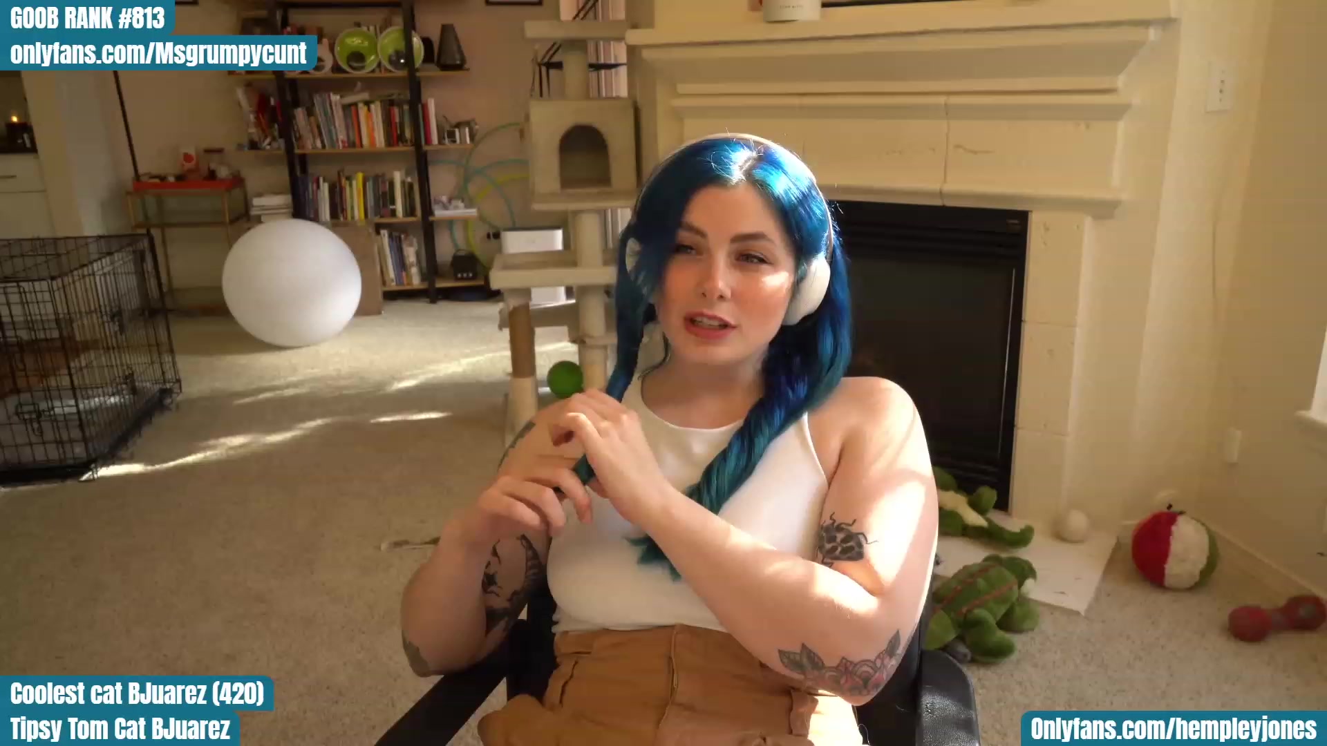 Gallery image thumbnail from Hemppopotamus's myfreecams stream on, 04/20/2023, 24:25 image 12 of 20