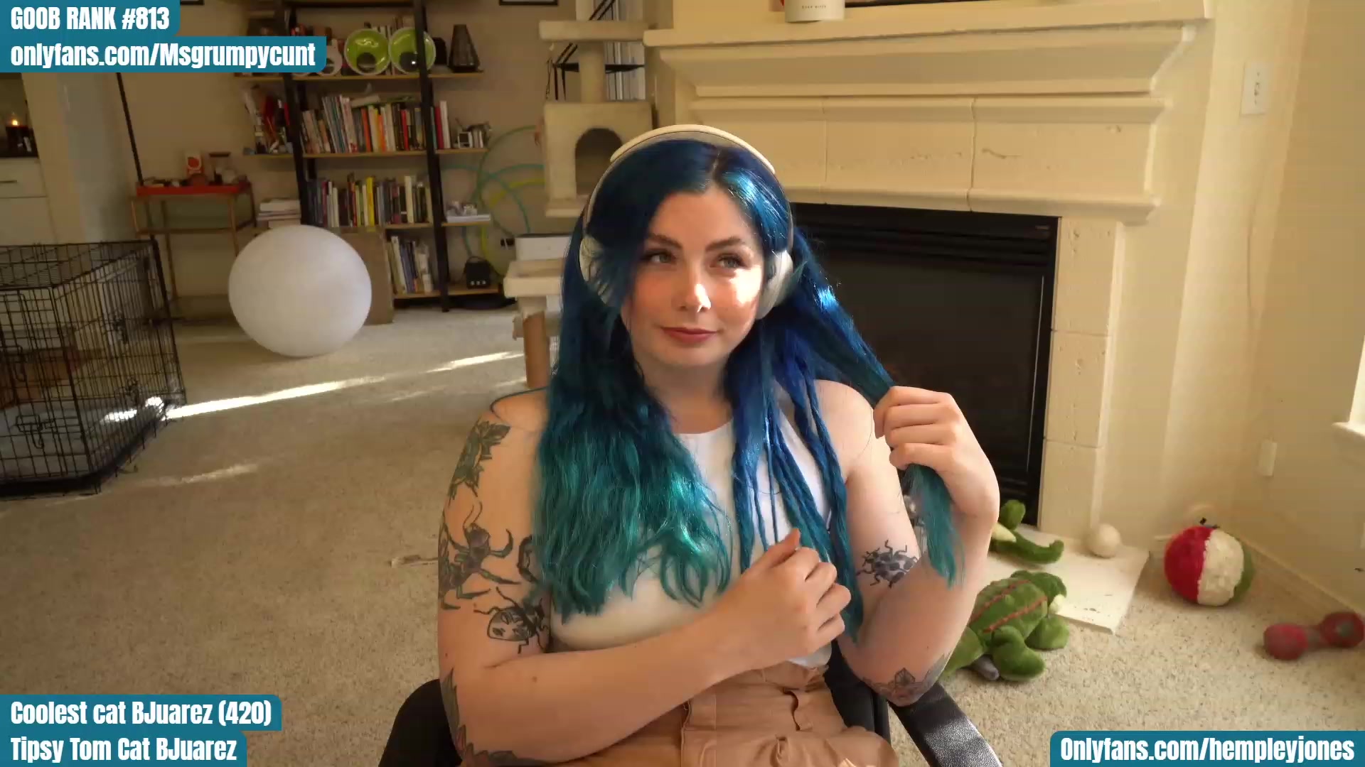 Gallery image thumbnail from Hemppopotamus's myfreecams stream on, 04/20/2023, 24:25 image 5 of 20
