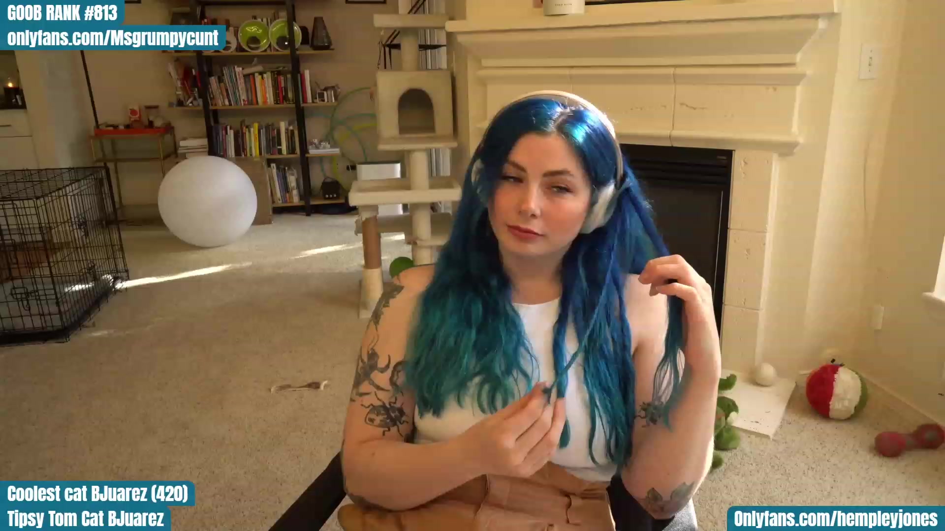 Gallery image thumbnail from Hemppopotamus's myfreecams stream on, 04/20/2023, 24:25 image 6 of 20