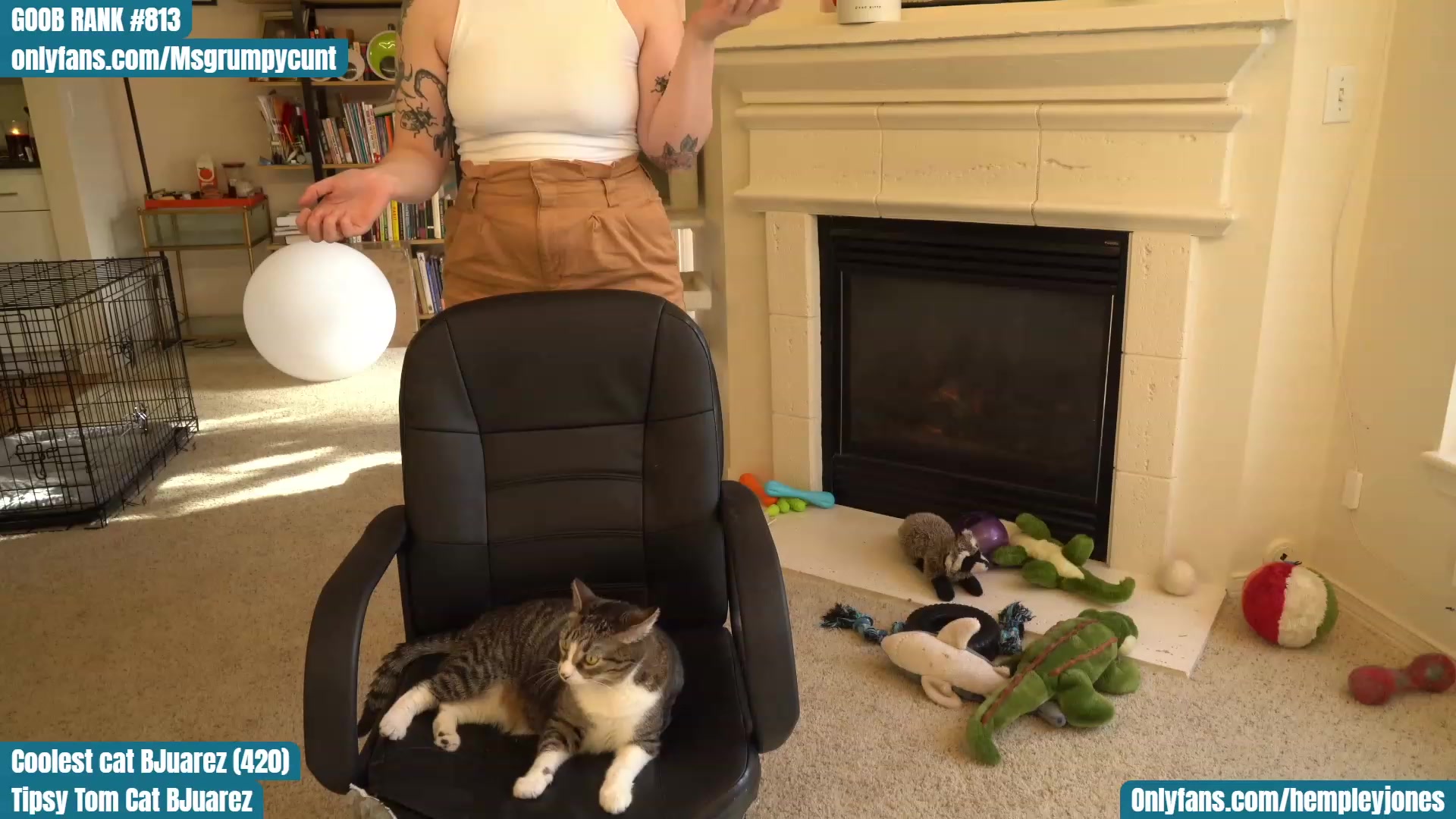Gallery image thumbnail from Hemppopotamus's myfreecams stream on, 04/20/2023, 24:25 image 18 of 20