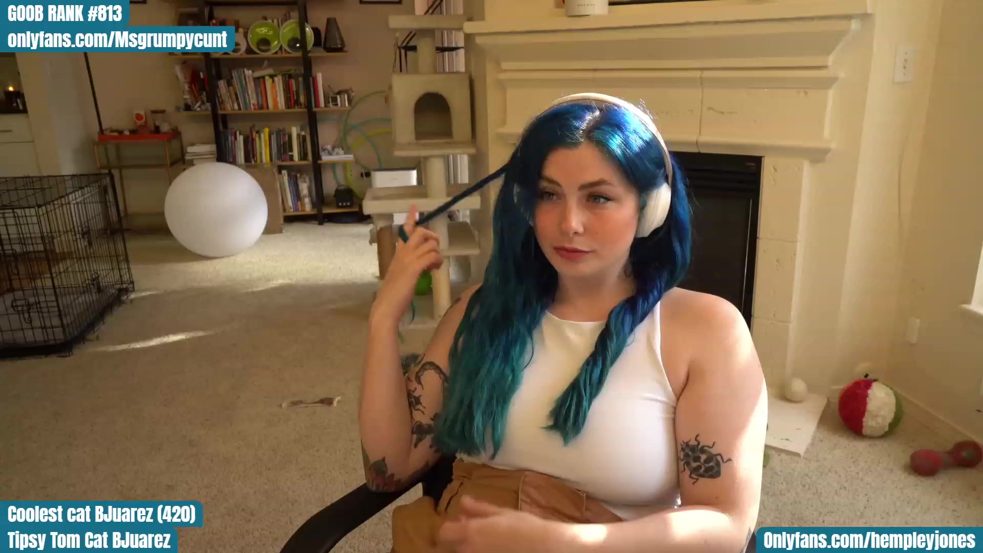 Gallery image thumbnail from Hemppopotamus's myfreecams stream on, 04/20/2023, 24:25 image 9 of 20