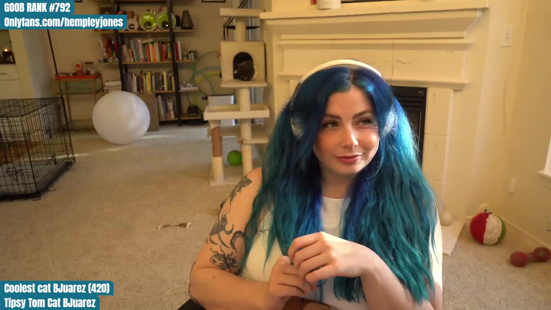 Gallery image thumbnail from Hemppopotamus's myfreecams stream on, 04/20/2023, 01:51 image 17 of 20