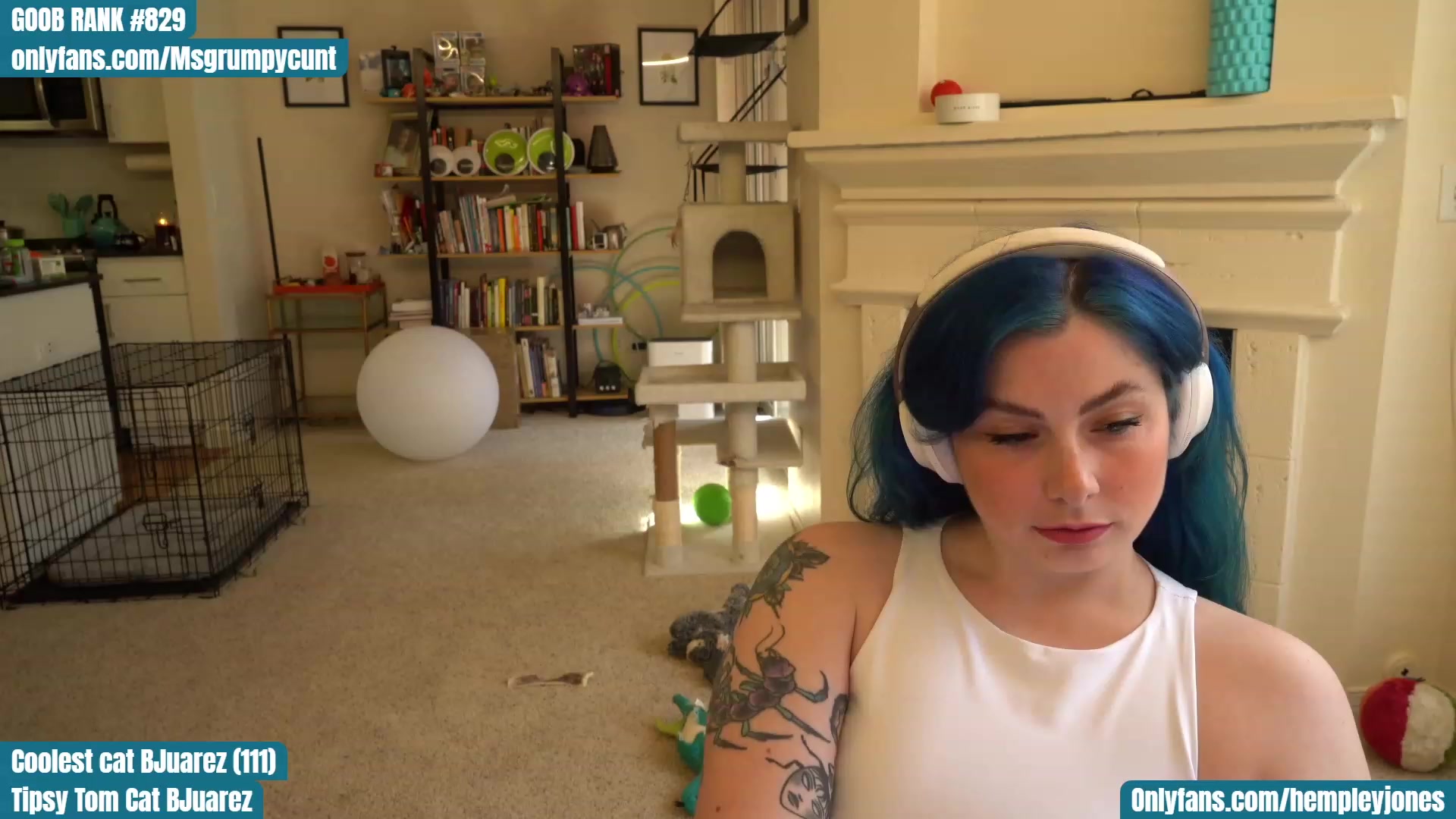 Gallery image thumbnail from Hemppopotamus's myfreecams stream on, 04/20/2023, 01:51 image 5 of 20
