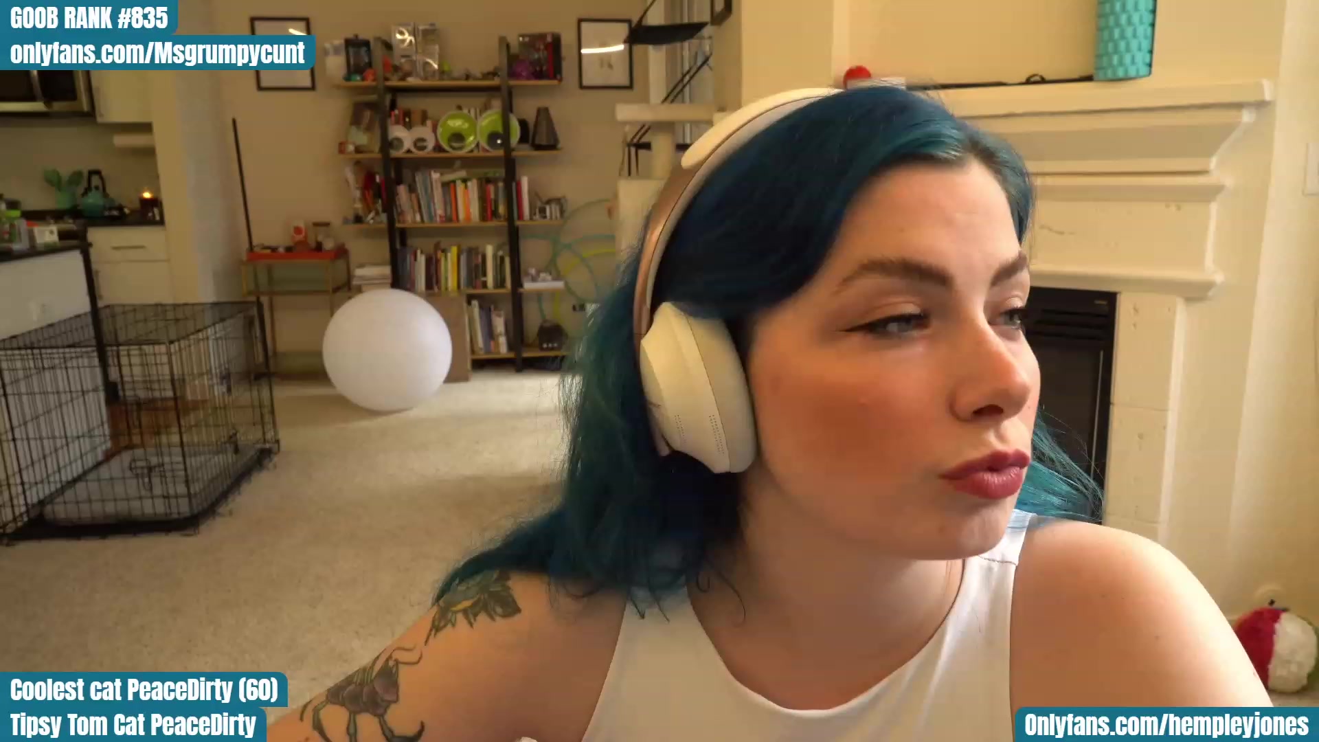 Gallery image thumbnail from Hemppopotamus's myfreecams stream on, 04/20/2023, 01:51 image 4 of 20