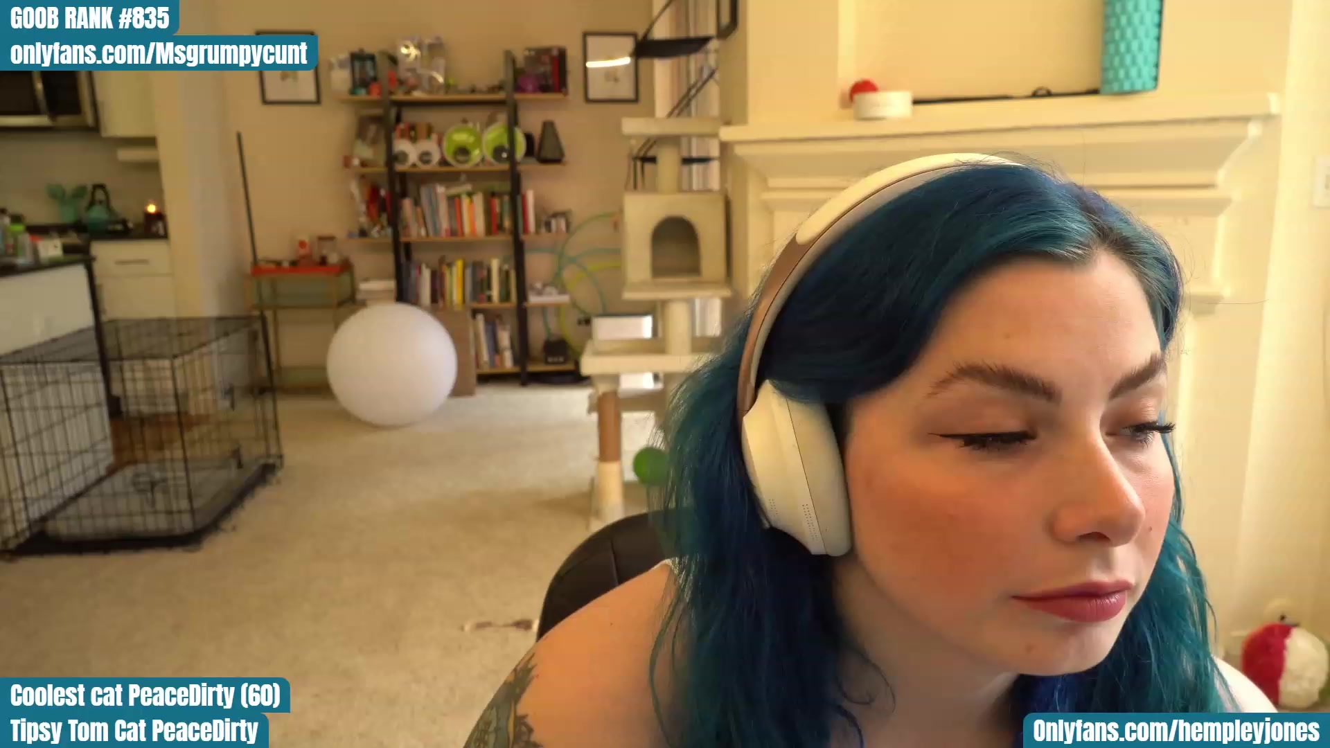 Gallery image thumbnail from Hemppopotamus's myfreecams stream on, 04/20/2023, 01:51 image 3 of 20