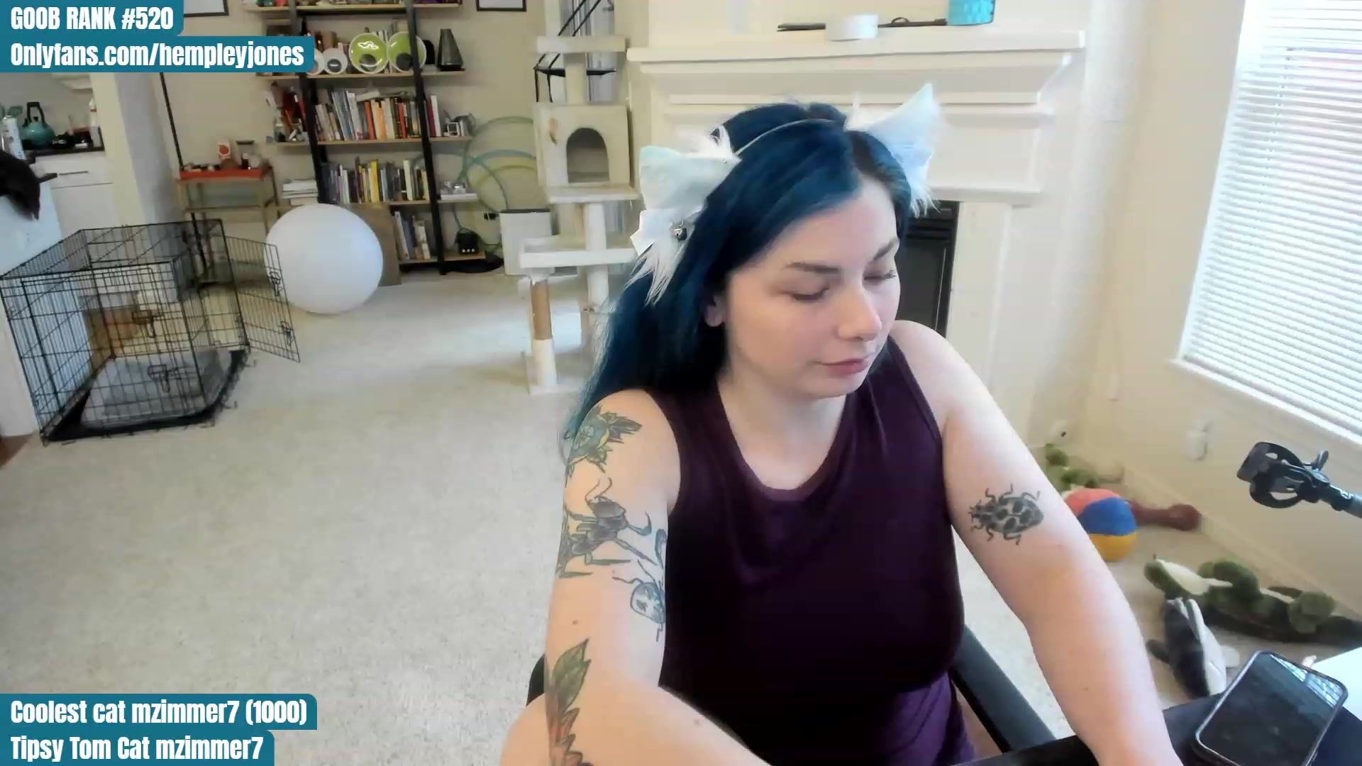 Gallery image thumbnail from Hemppopotamus's myfreecams stream on, 04/22/2023, 23:39 image 2 of 20