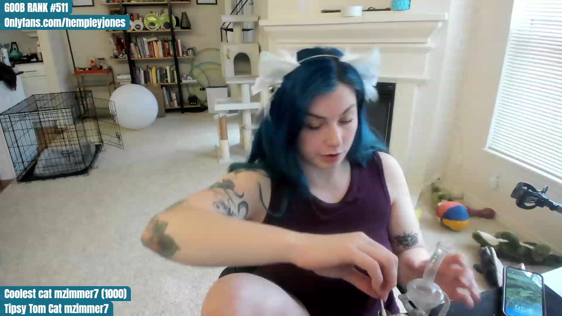 Gallery image thumbnail from Hemppopotamus's myfreecams stream on, 04/22/2023, 23:39 image 4 of 20