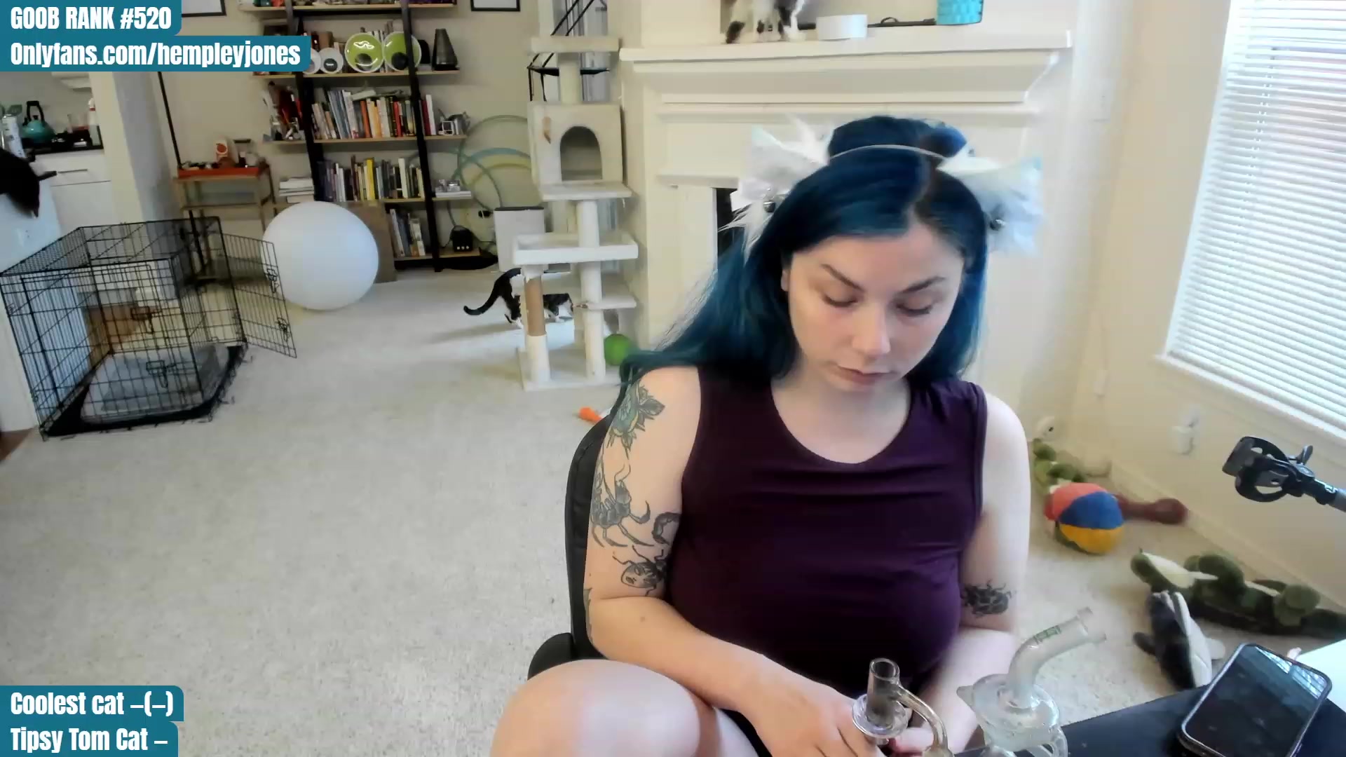 Gallery image thumbnail from Hemppopotamus's myfreecams stream on, 04/22/2023, 23:39 image 1 of 20