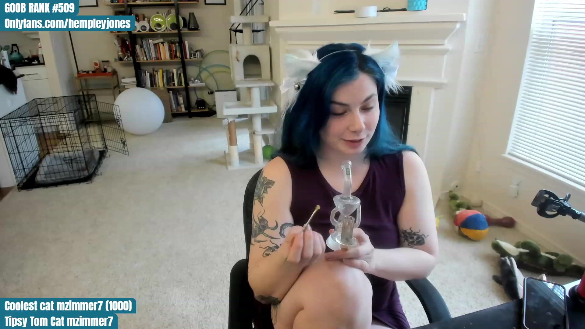 Gallery image thumbnail from Hemppopotamus's myfreecams stream on, 04/22/2023, 23:39 image 5 of 20