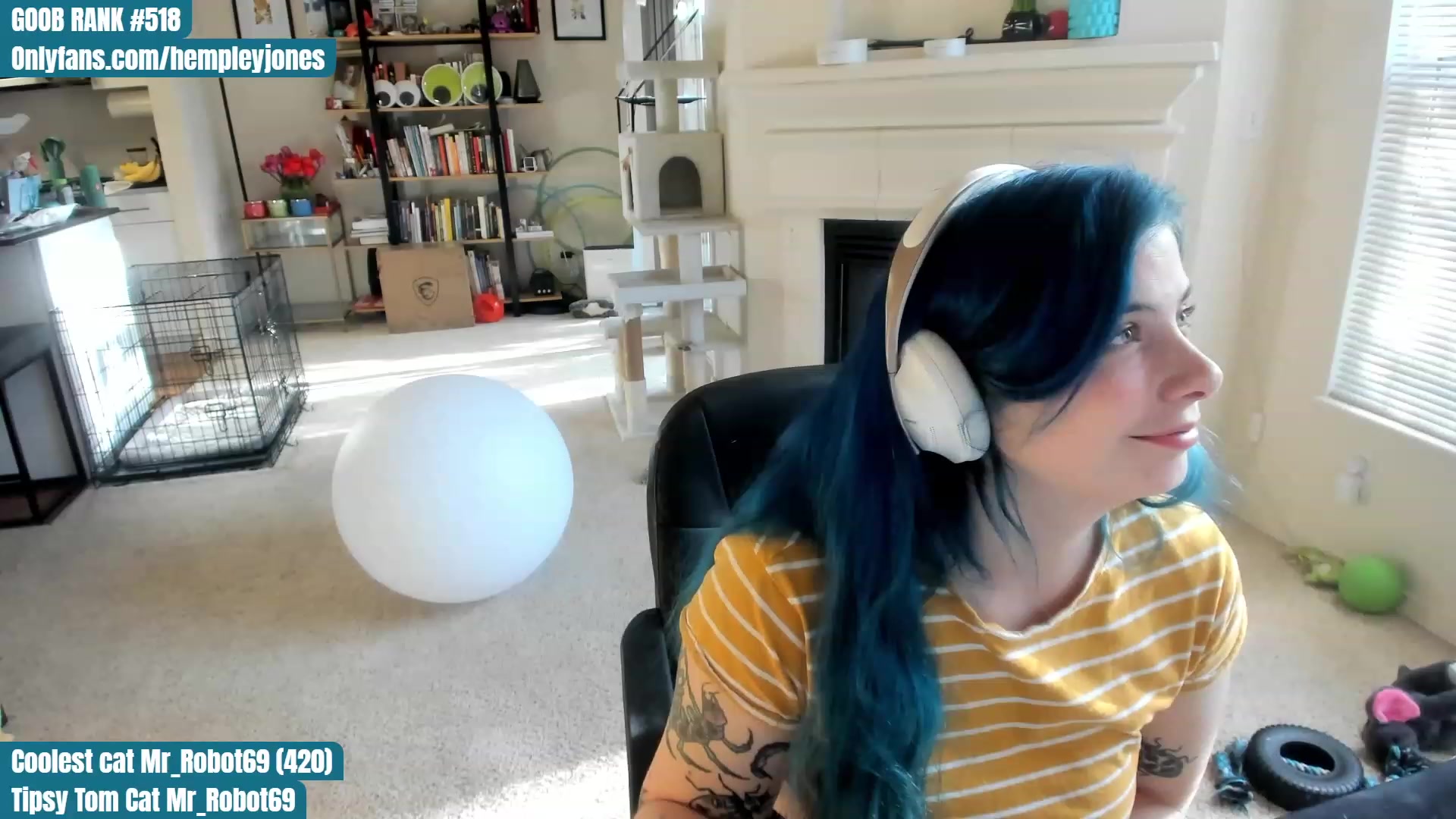 Gallery image thumbnail from Hemppopotamus's myfreecams stream on, 04/26/2023, 01:59 image 13 of 20