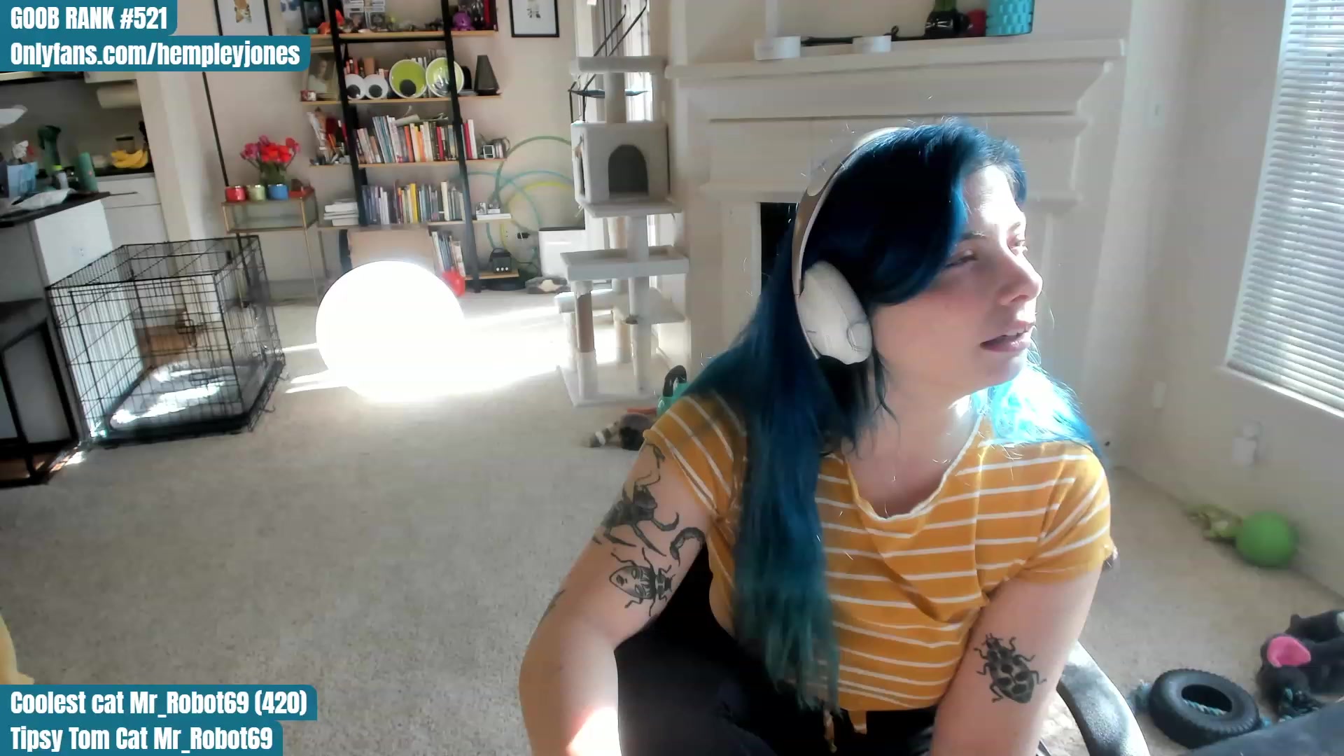 Gallery image thumbnail from Hemppopotamus's myfreecams stream on, 04/26/2023, 01:59 image 7 of 20