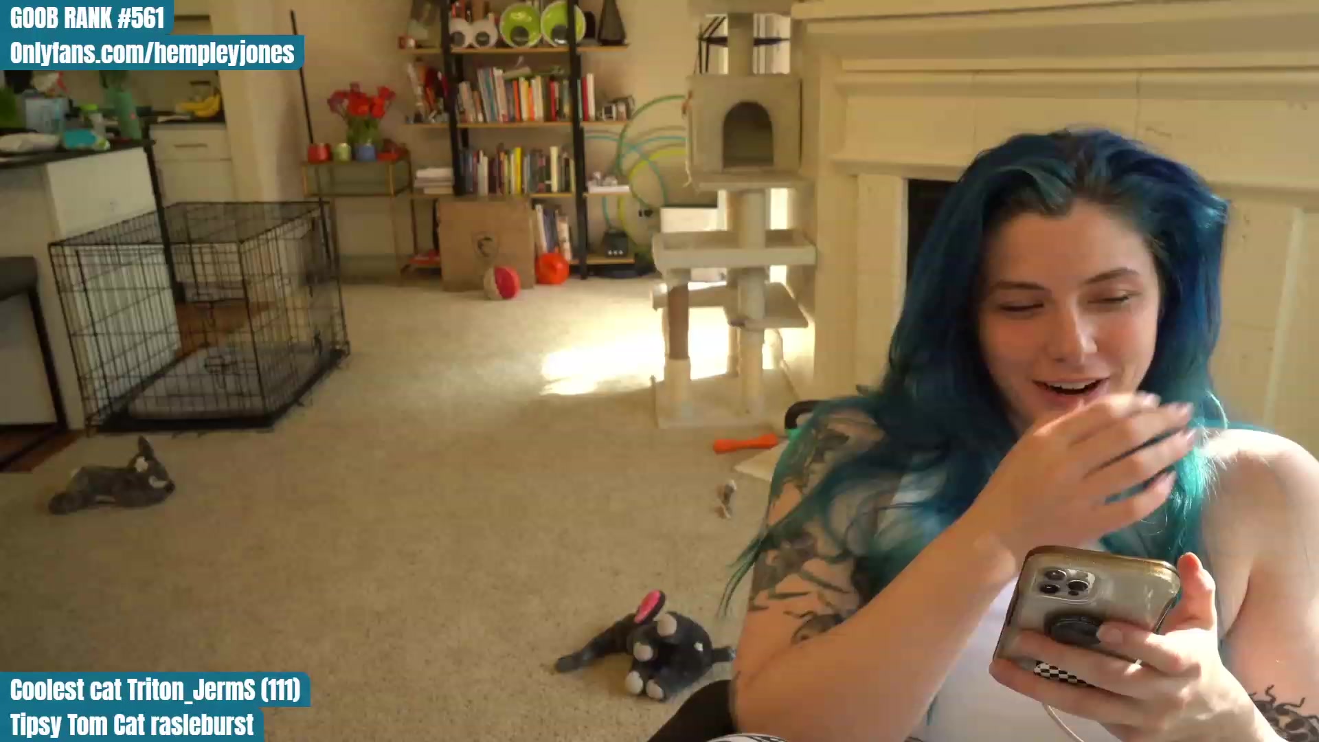 Gallery image thumbnail from Hemppopotamus's myfreecams stream on, 04/28/2023, 24:01 image 6 of 20