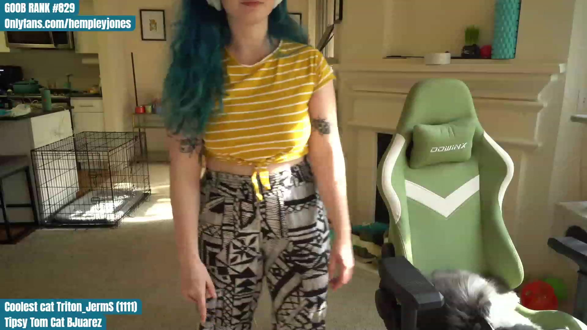 Gallery image thumbnail from Hemppopotamus's myfreecams stream on, 05/03/2023, 01:59 image 13 of 20
