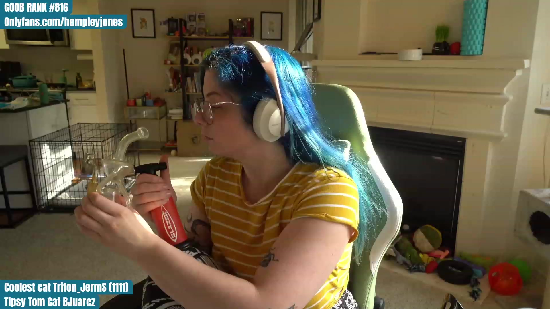 Gallery image thumbnail from Hemppopotamus's myfreecams stream on, 05/03/2023, 01:59 image 16 of 20
