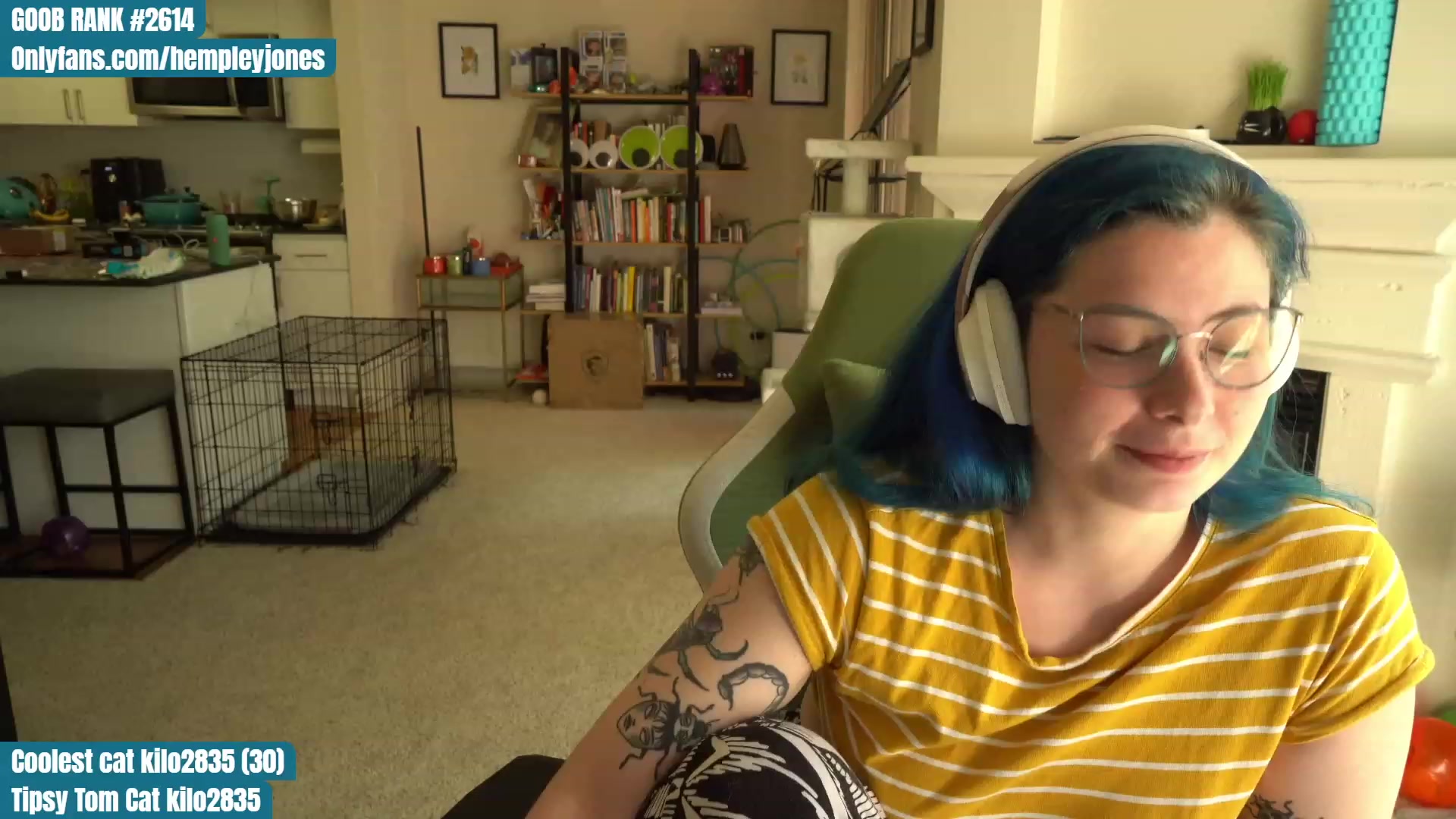 Gallery image thumbnail from Hemppopotamus's myfreecams stream on, 05/03/2023, 01:59 image 2 of 20