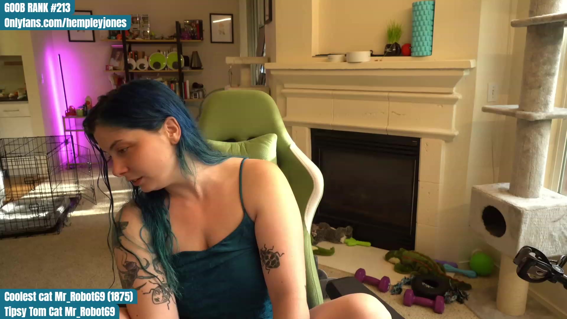 Gallery image thumbnail from Hemppopotamus's myfreecams stream on, 05/09/2023, 01:19 image 1 of 20