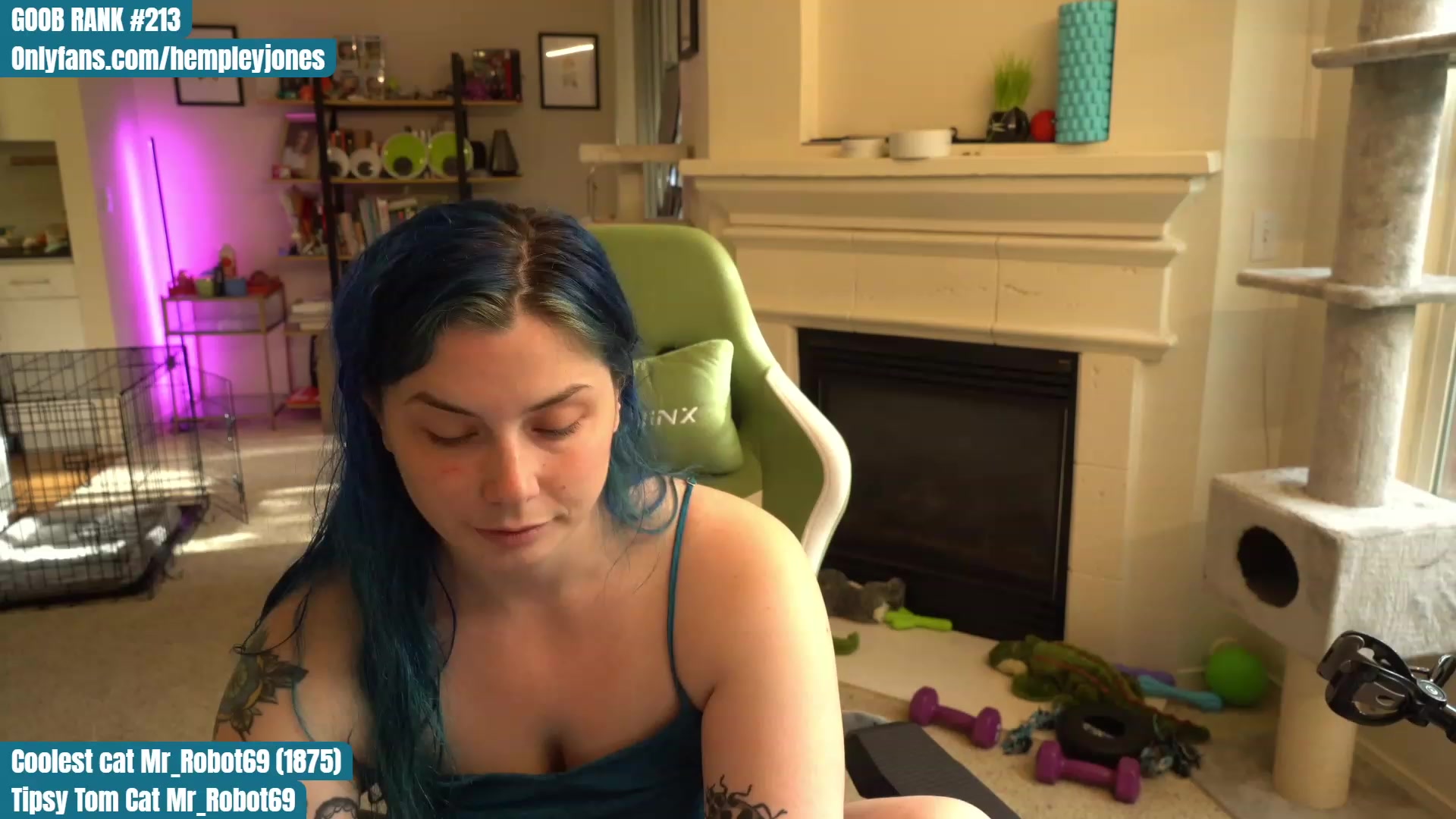 Gallery image thumbnail from Hemppopotamus's myfreecams stream on, 05/09/2023, 01:19 image 2 of 20