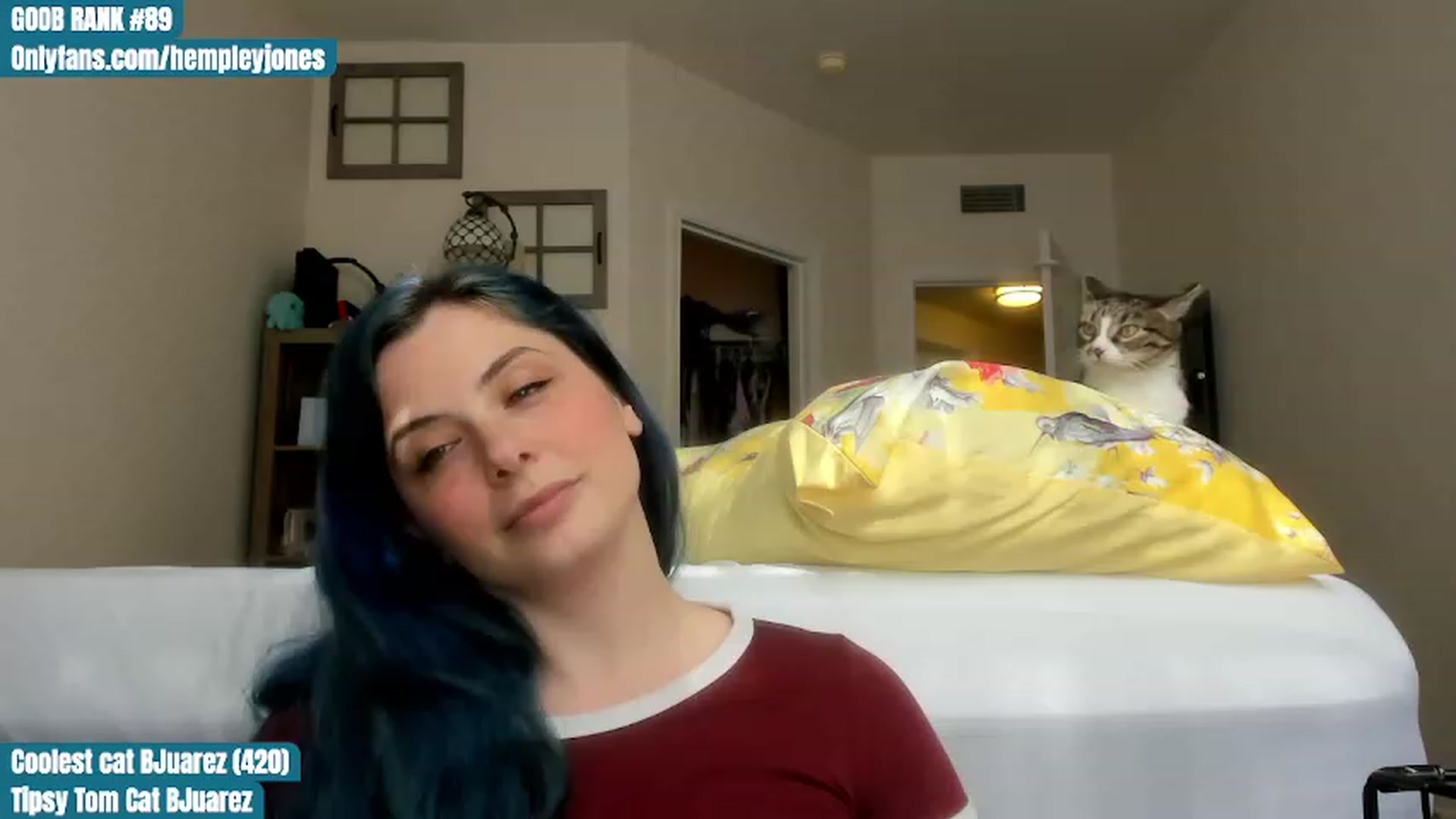 Gallery image thumbnail from Hemppopotamus's myfreecams stream on, 05/12/2023, 01:03 image 3 of 20