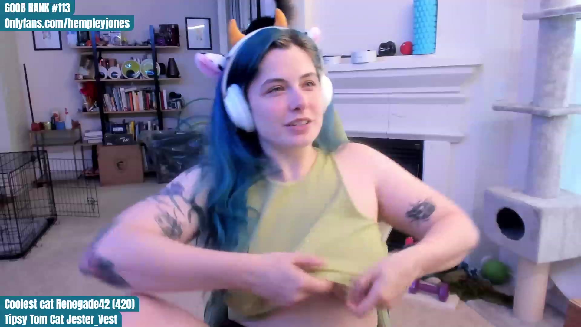 Gallery image thumbnail from Hemppopotamus's myfreecams stream on, 05/16/2023, 24:03 image 14 of 20