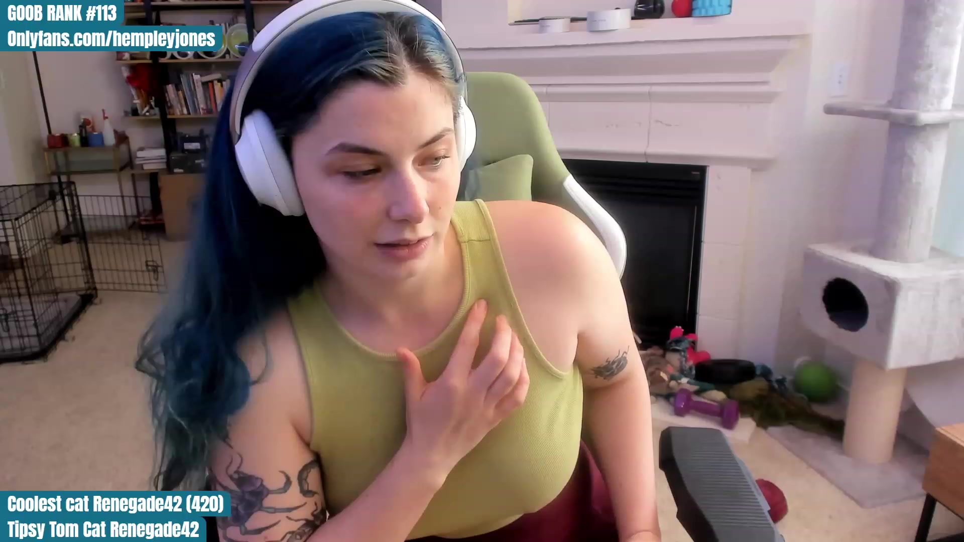 Gallery image thumbnail from Hemppopotamus's myfreecams stream on, 05/16/2023, 24:03 image 7 of 20